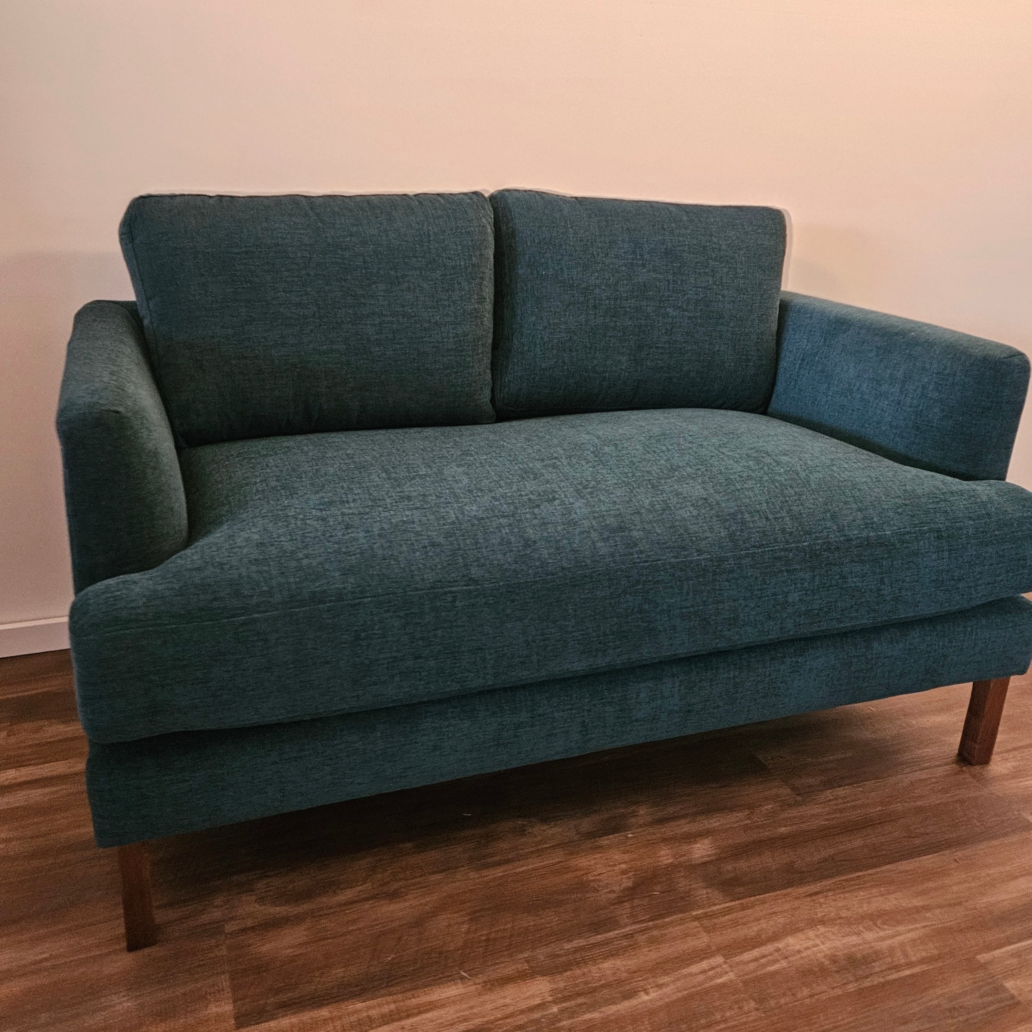 Blue Loveseat Interior Define Sofa - Delivery Available Image #1 | Ivy Store