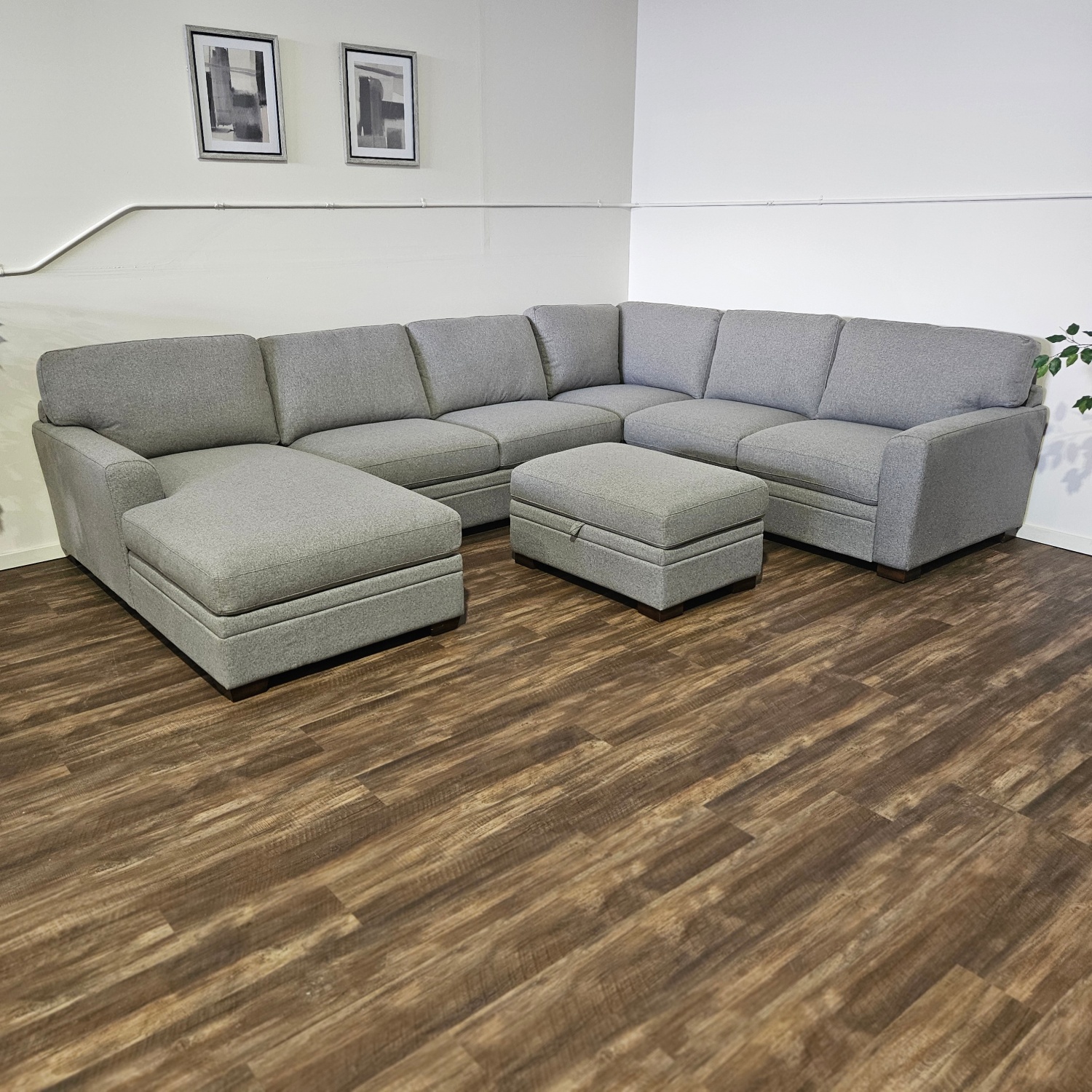 Sectional Couch Sofa with Storage Ottoman Image #1 | Ivy Store
