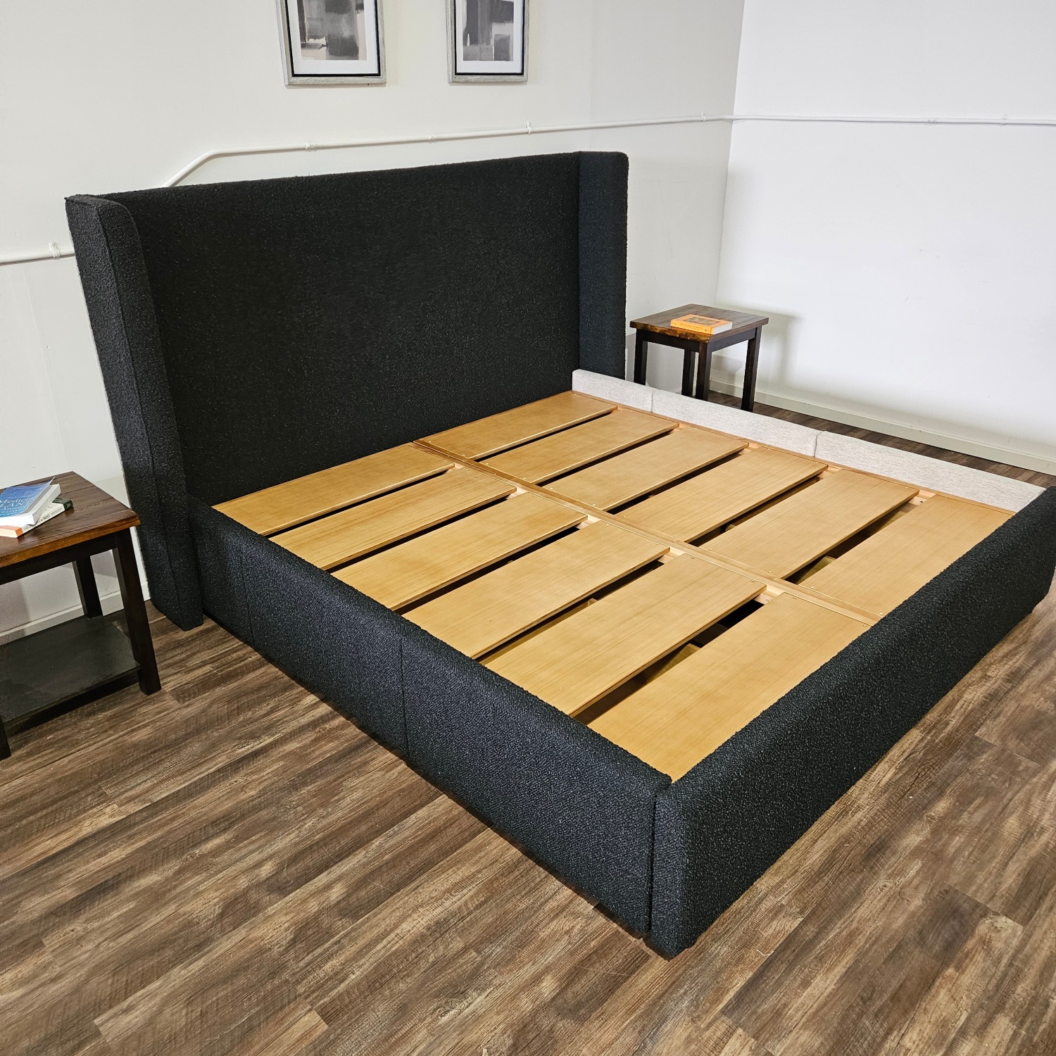 Graham Upholstered King Bed with Storage - Delivery Available image | Ivy Store