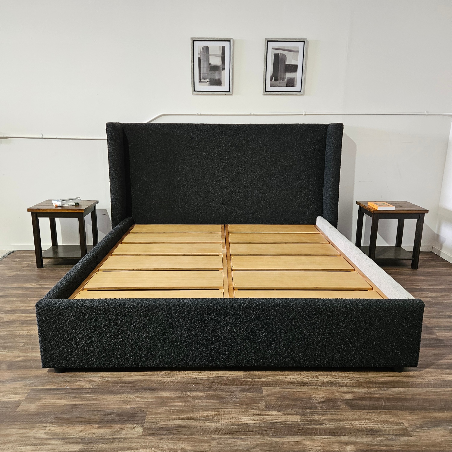 Graham Upholstered King Bed with Storage - Delivery Available image | Ivy Store
