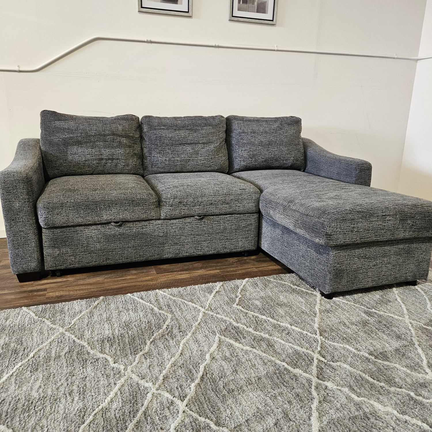 Reversible Chaise Sleeper Sectional Sofa - FREE DELIVERY Image #1 | Ivy Store