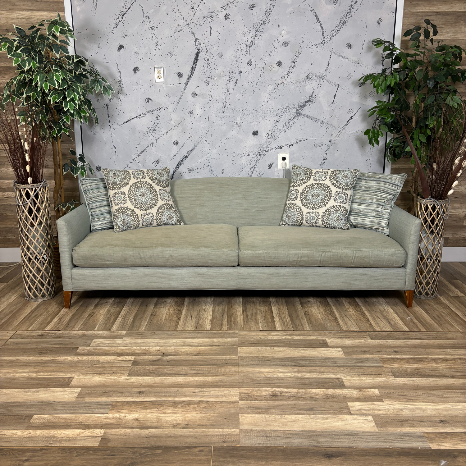 I Deliver - Grey Room & Board Sofa (retails for $3,000) Image #1 | Ivy Store