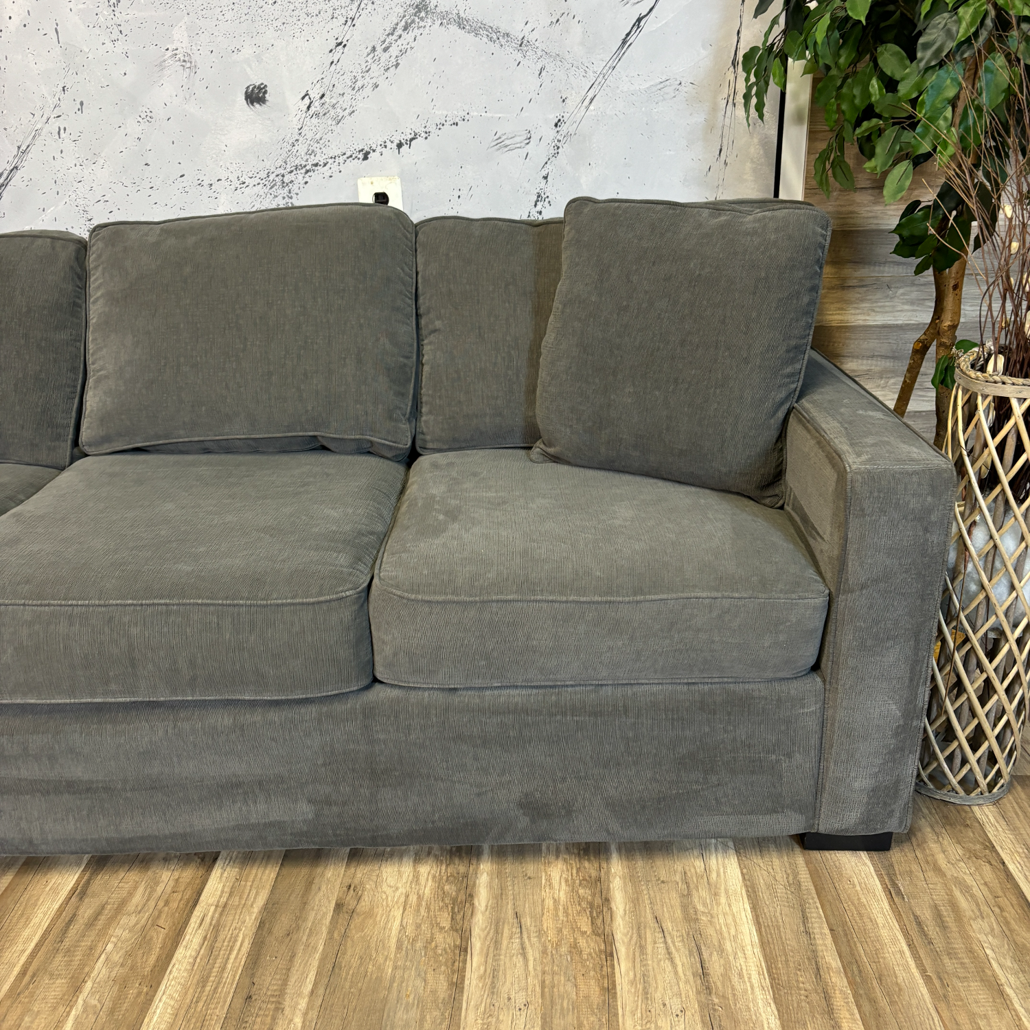 I Deliver - Macys "Radley" Grey Sofa & Loveseat Set (retails for $2,000) Image #2 | Ivy Store