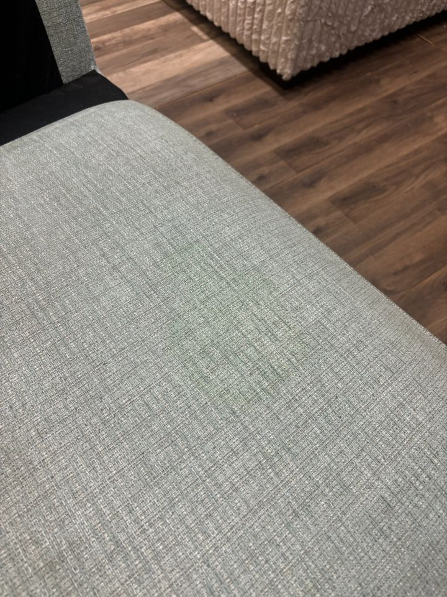 Bob's Furniture Mint Green Sleeper Sectional w/ Storage image | Ivy Store