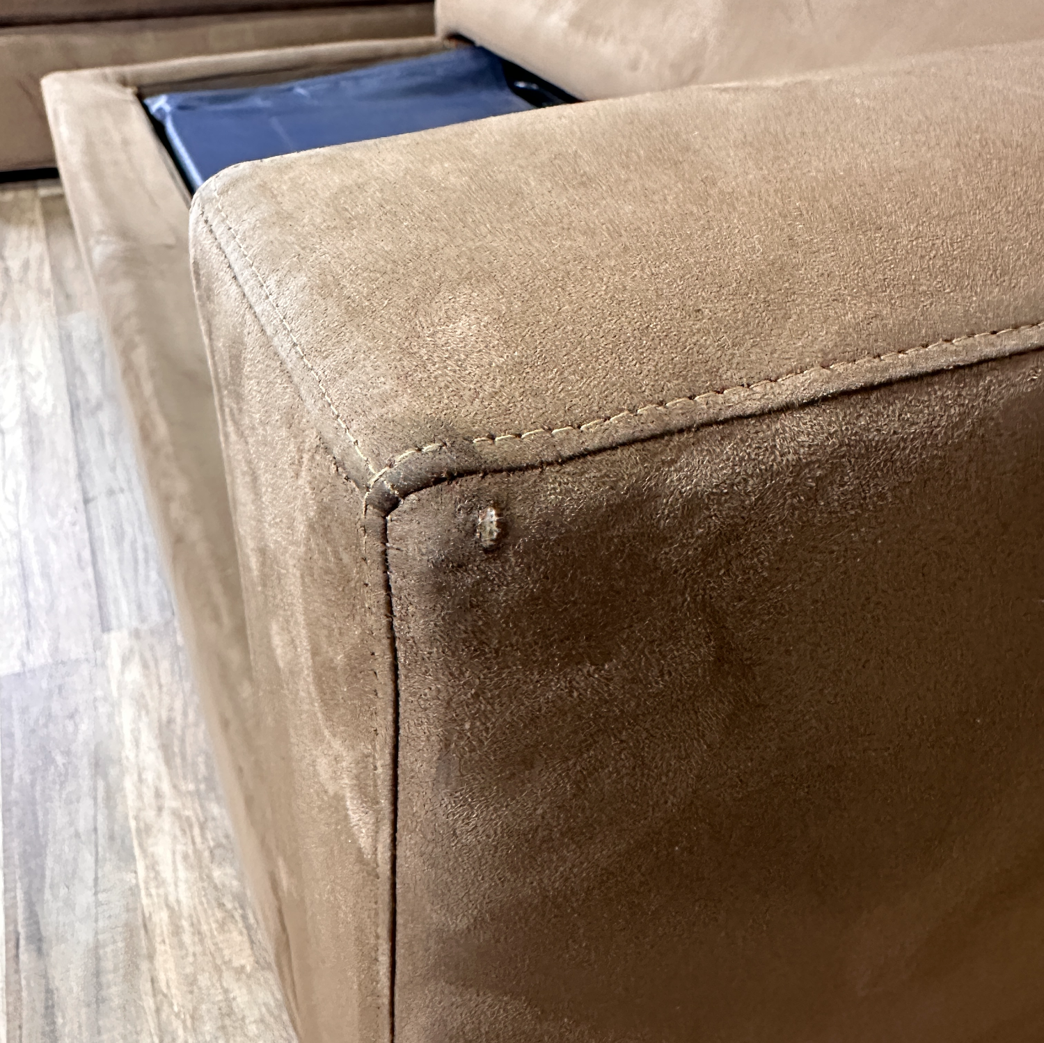 Crate & Barrel - Brown "Axis" Sectional Couch W/ Pull Out Sleeper (retails for $4,000) image | Ivy Store