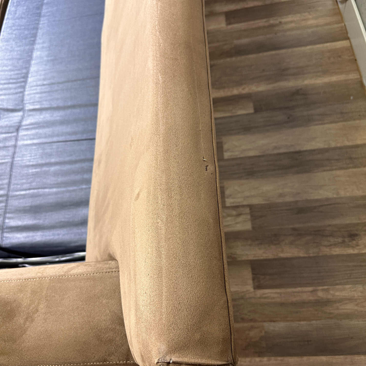 Crate & Barrel - Brown "Axis" Sectional Couch W/ Pull Out Sleeper (retails for $4,000) image | Ivy Store