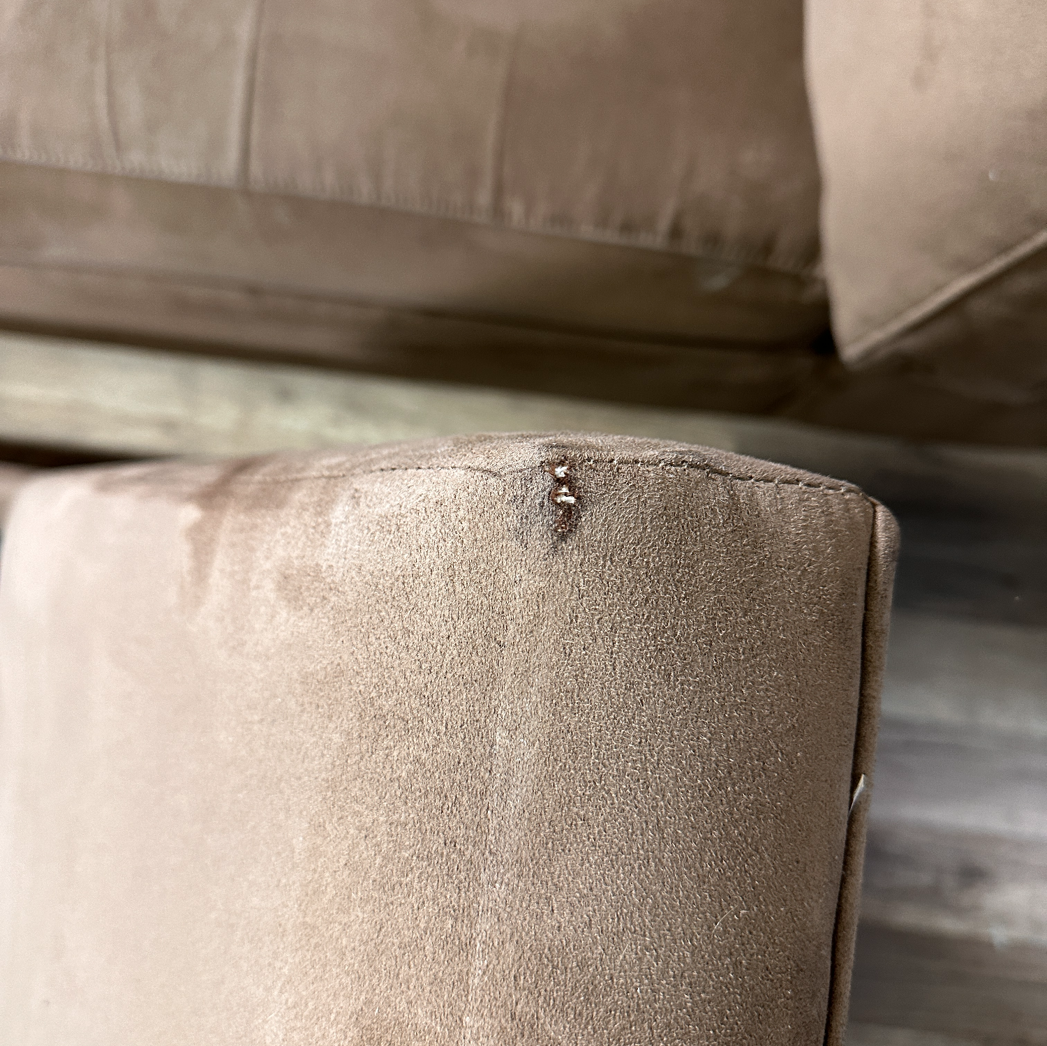 Crate & Barrel - Brown "Axis" Sectional Couch W/ Pull Out Sleeper (retails for $4,000) image | Ivy Store
