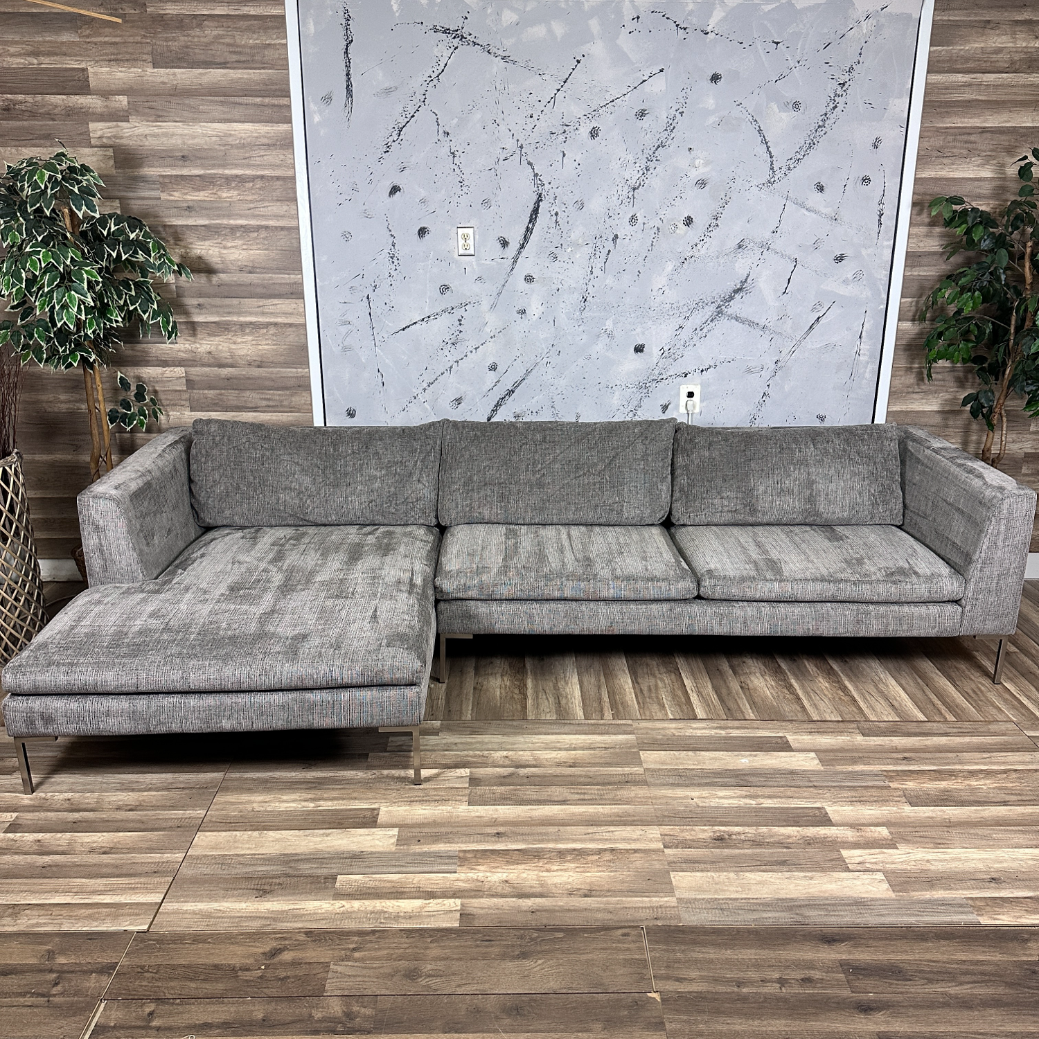I Deliver - Rove Concept Grey Sectional Couch (retails for $4,000) Image #1 | Ivy Store