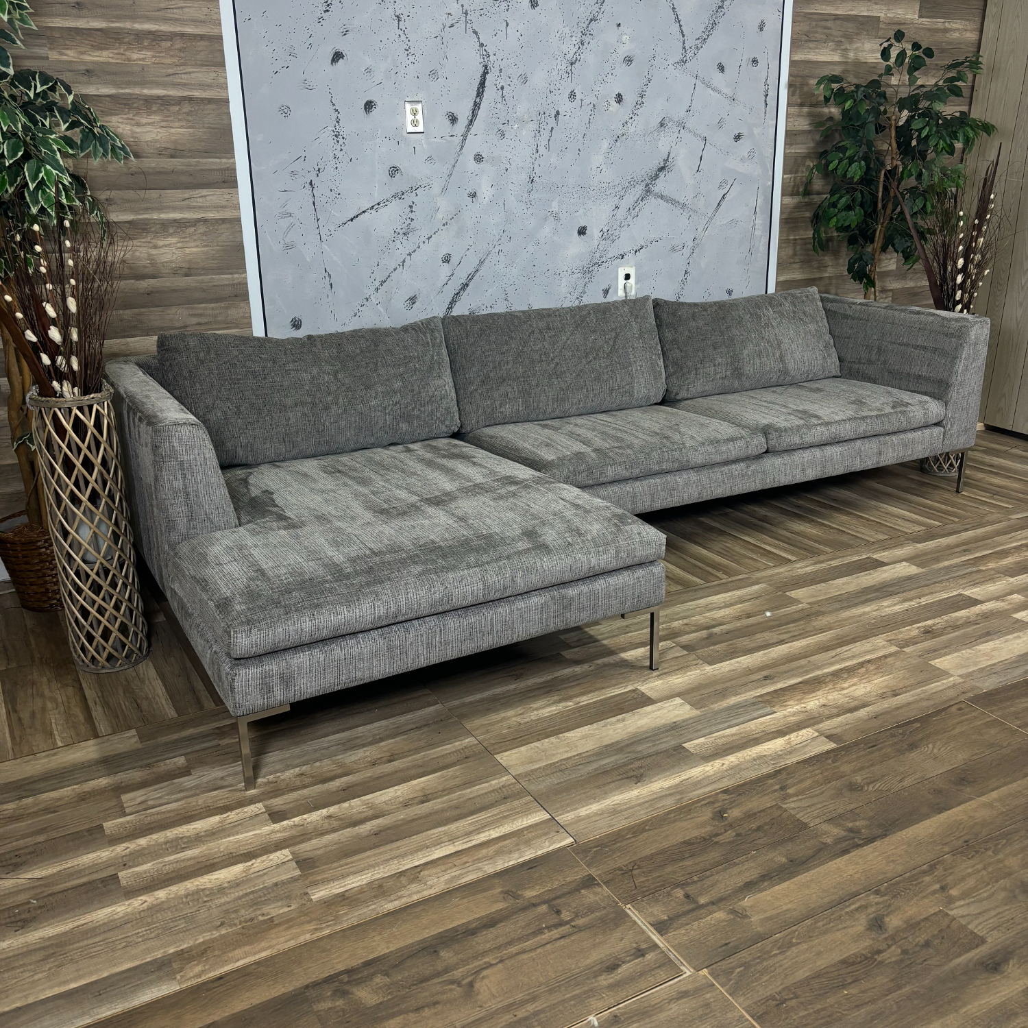 I Deliver - Rove Concept Grey Sectional Couch (retails for $4,000) Image #2 | Ivy Store