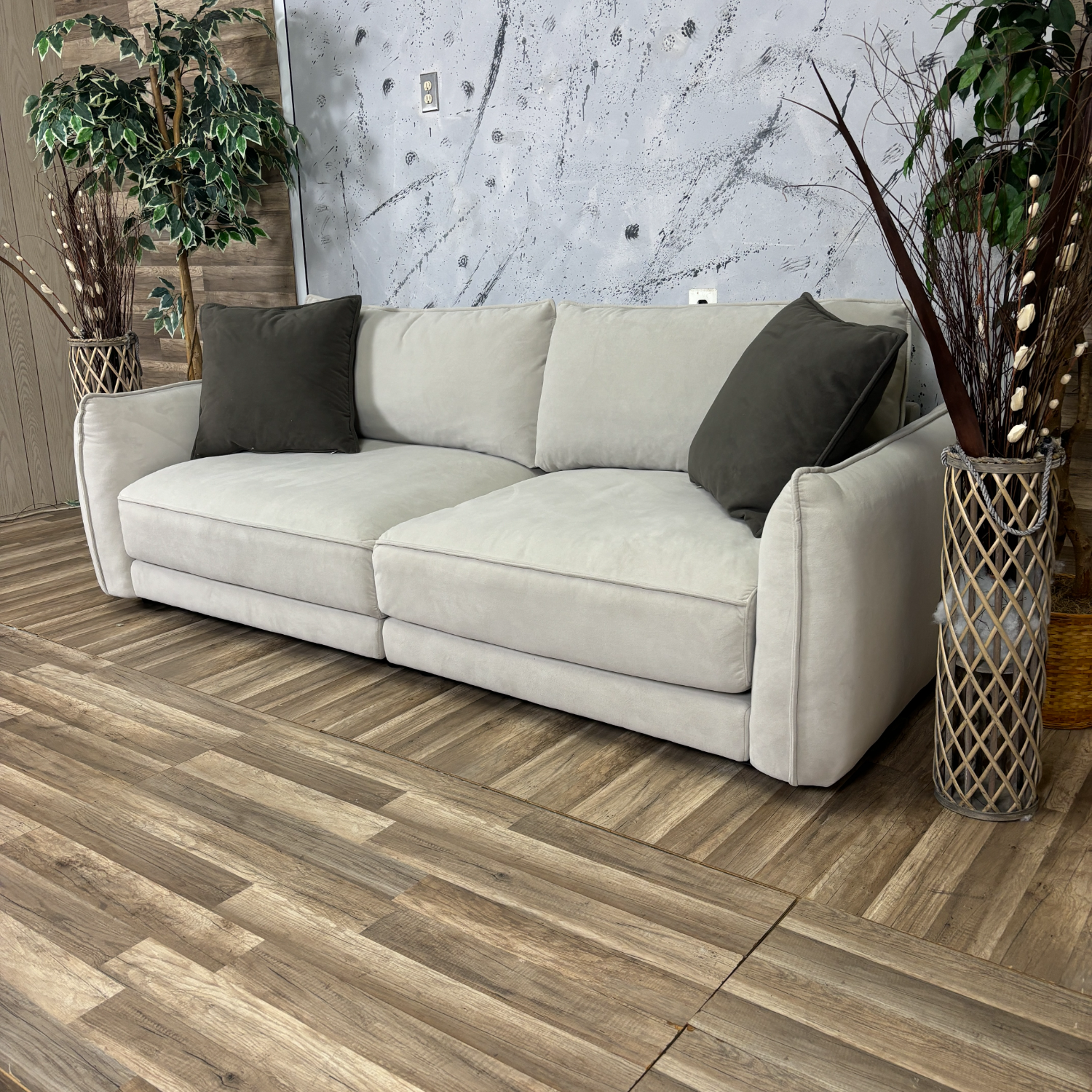 I Deliver -COMFY 2-Piece Bob's Furniture Sectional image | Ivy Store
