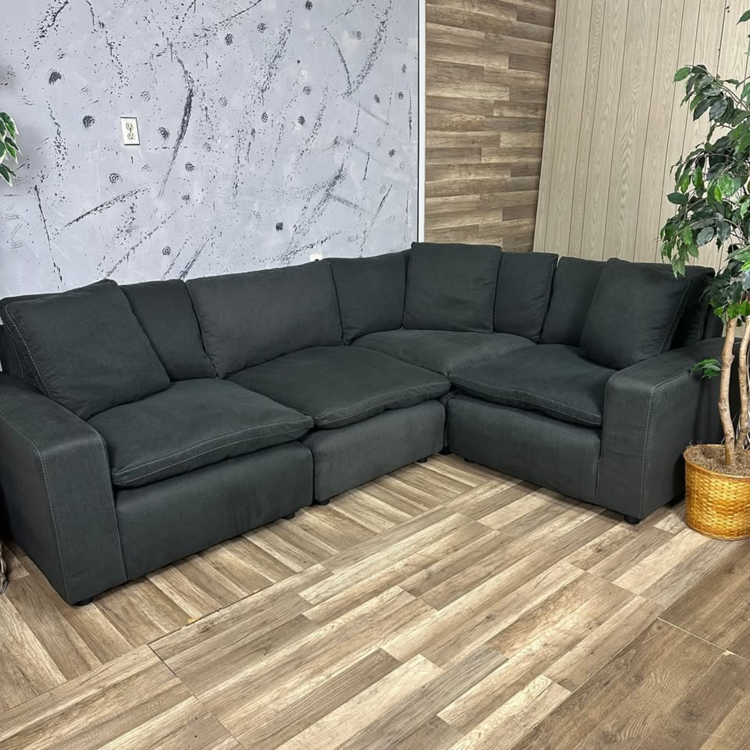 Free Delivery - "Savesto" Modular Cloud Couch Sectional image | Ivy Store