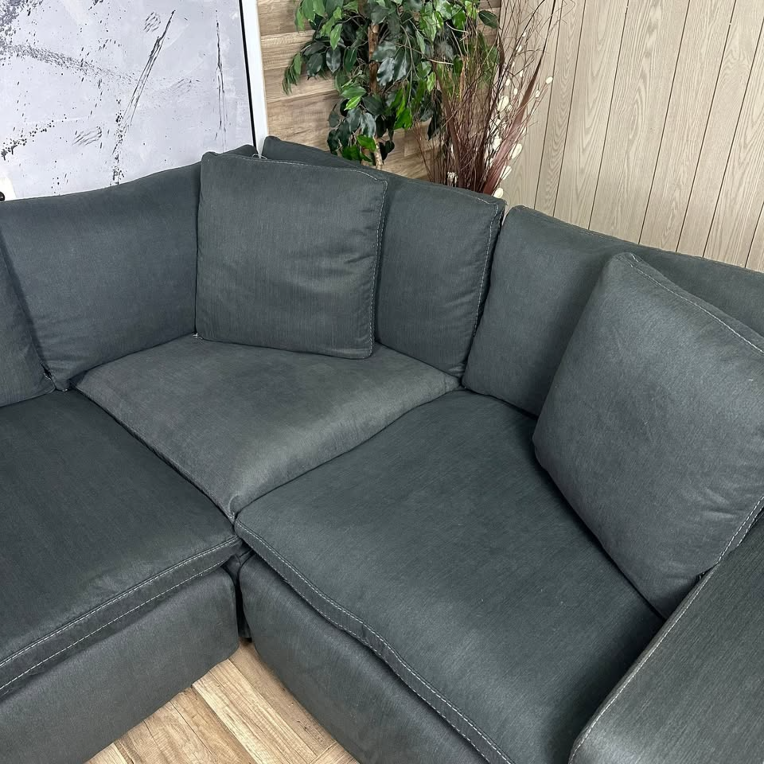 Free Delivery - "Savesto" Modular Cloud Couch Sectional image | Ivy Store