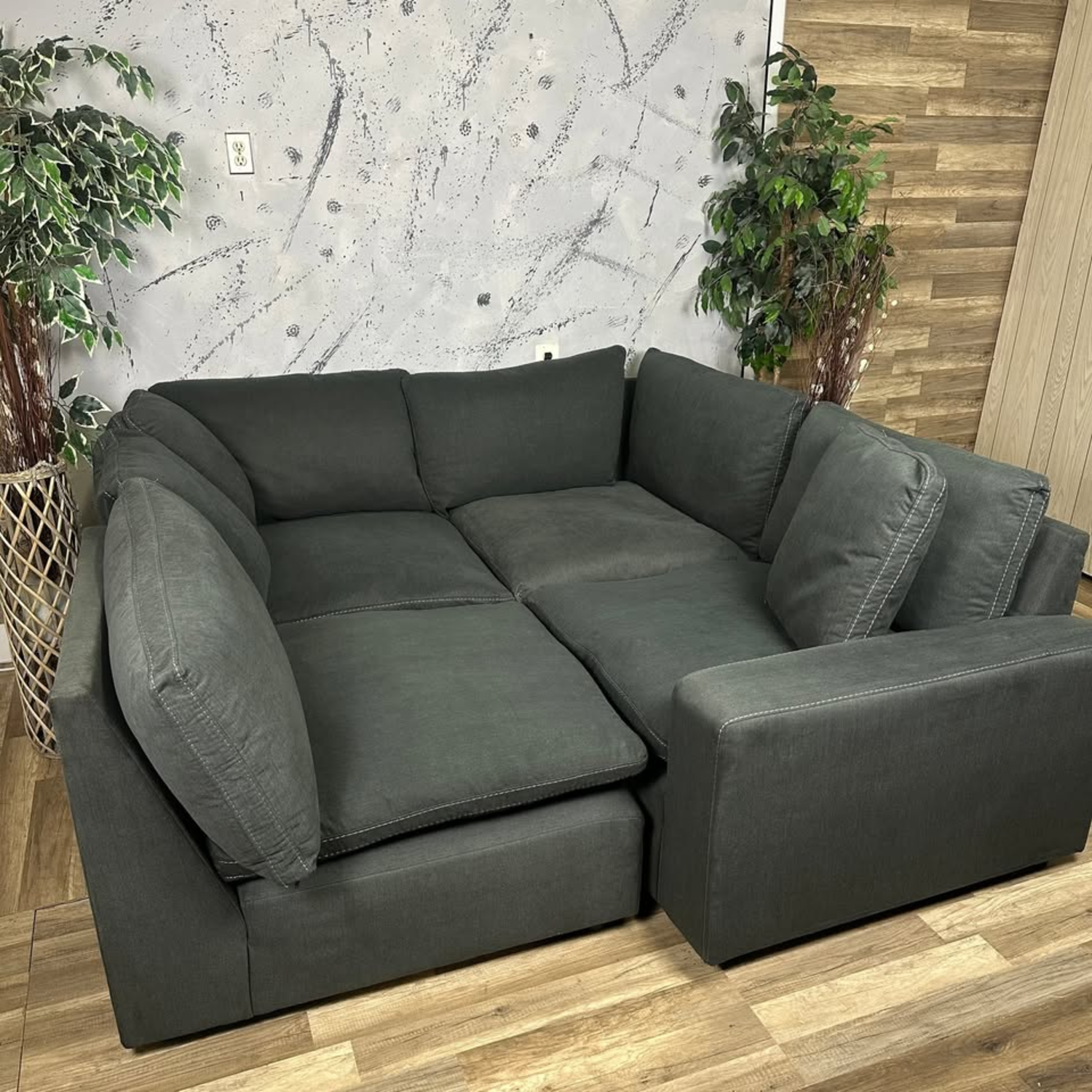 Free Delivery - "Savesto" Modular Cloud Couch Sectional image | Ivy Store