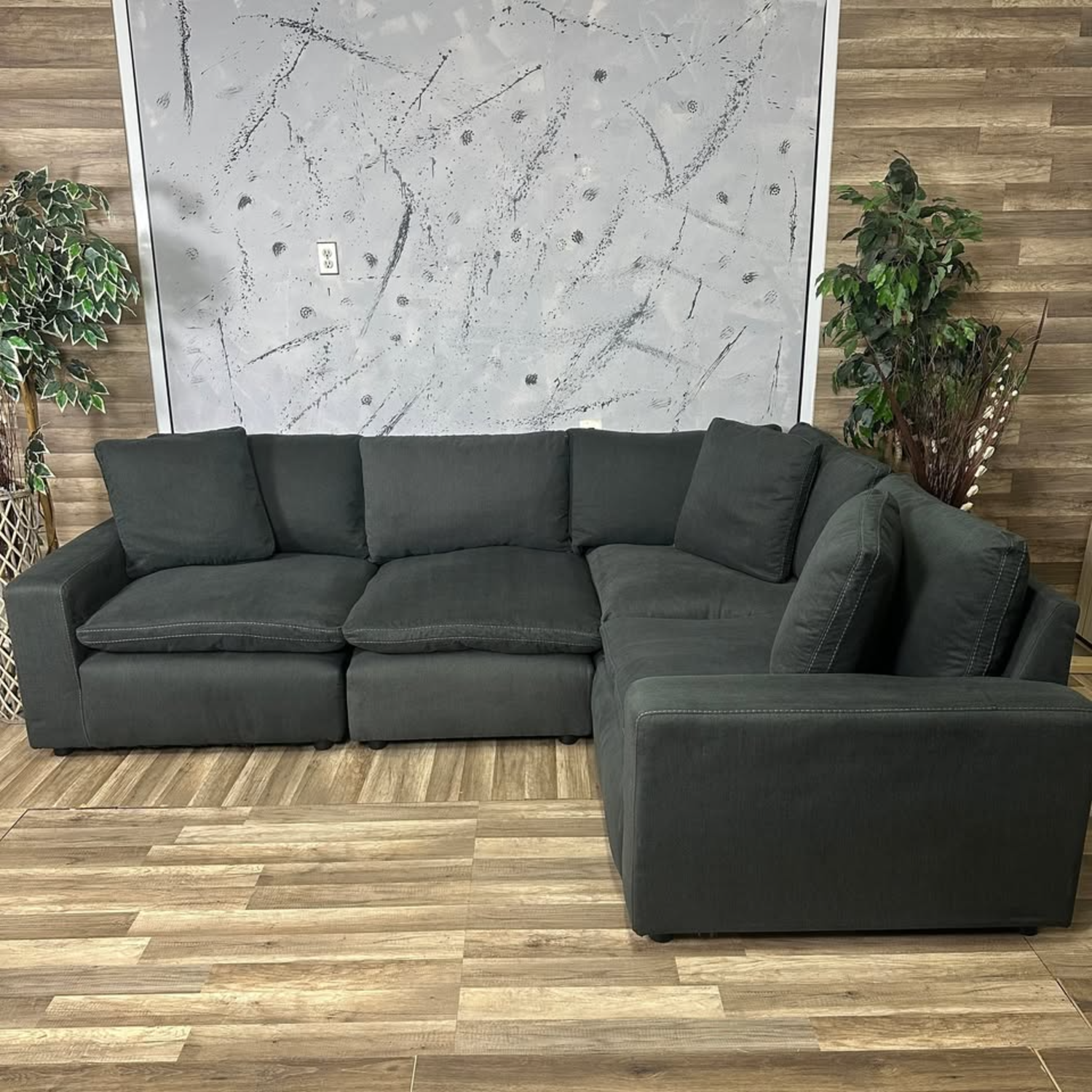 Free Delivery - "Savesto" Modular Cloud Couch Sectional image | Ivy Store