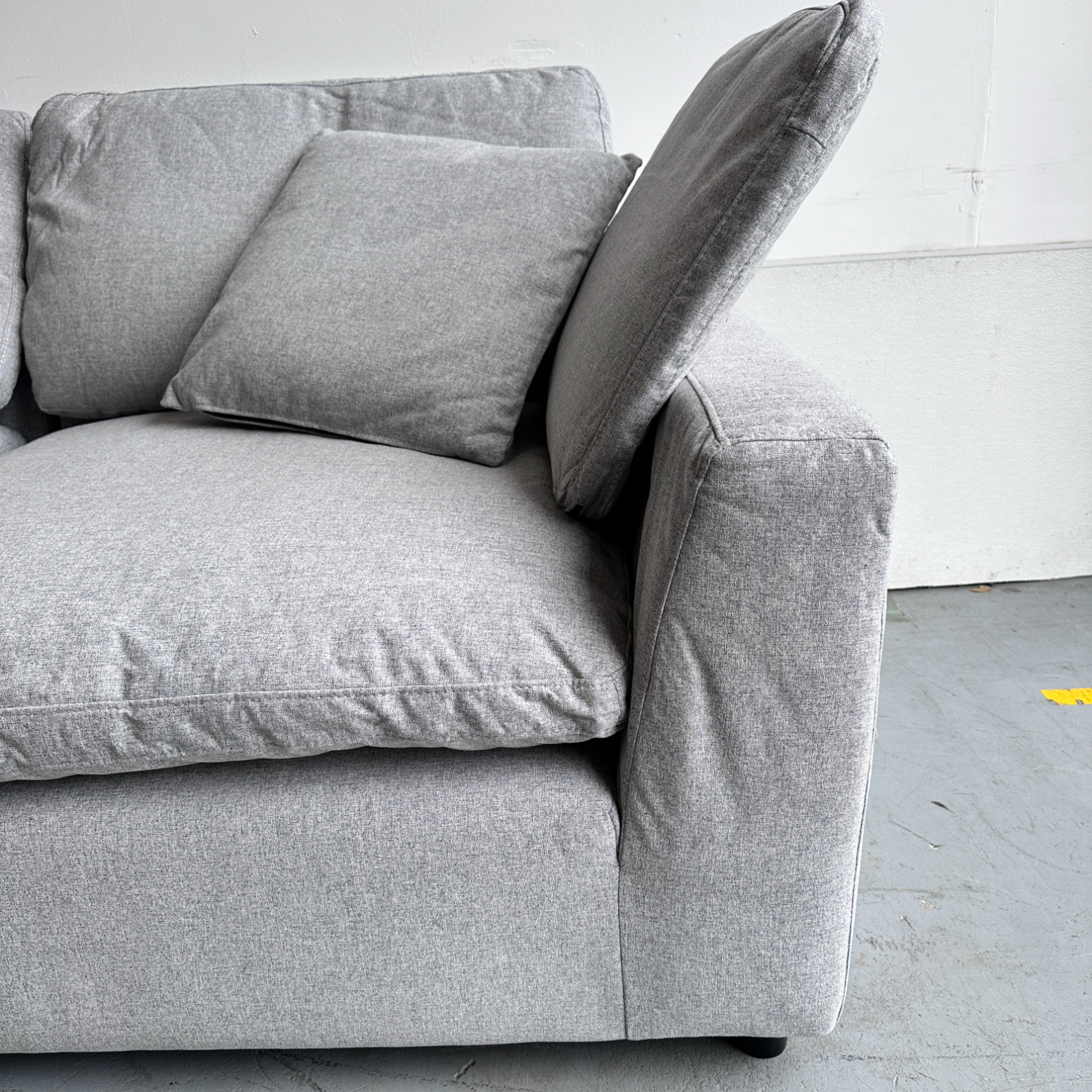 Free Delivery - Light Grey Modular Cloud Couch Sectional (Brand New) image | Ivy Store