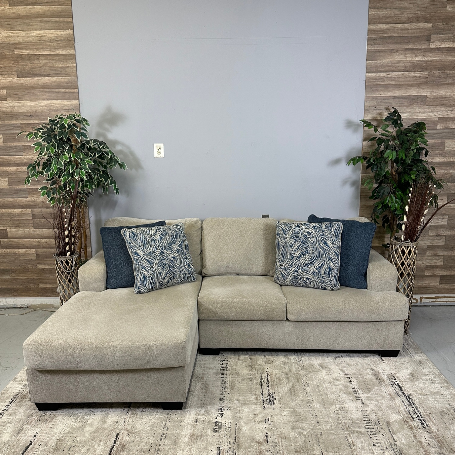 Cream 2-Piece Sectional "Enola" From Ashleys Furniture - Delivery Available image | Ivy Store