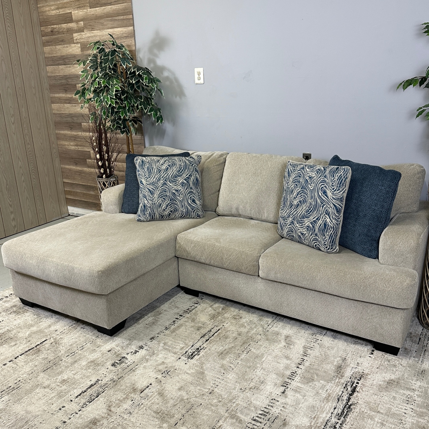 Cream 2-Piece Sectional "Enola" From Ashleys Furniture - Delivery Available Image #2 | Ivy Store