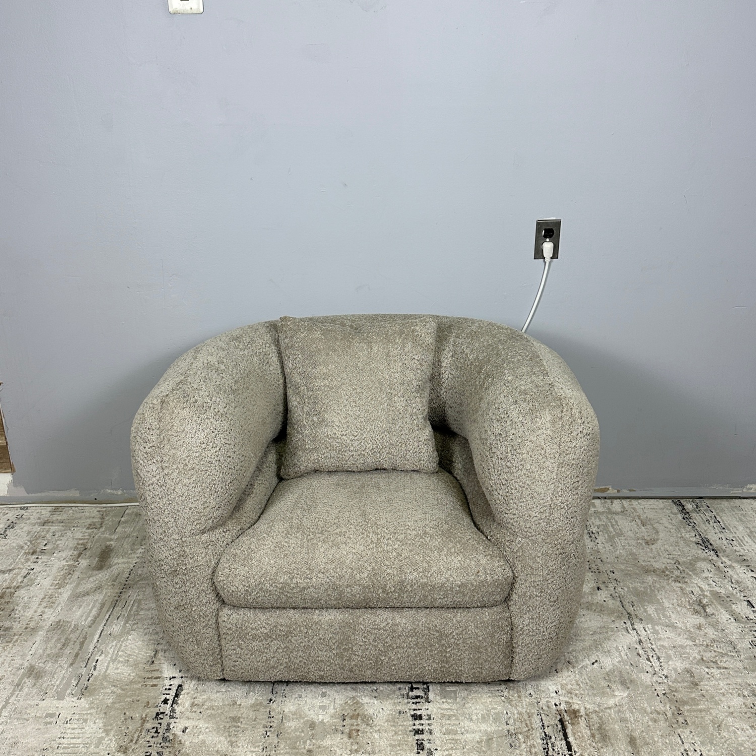 Article Quinn Swivel Lounge Chair - Delivery Available Image #1 | Ivy Store