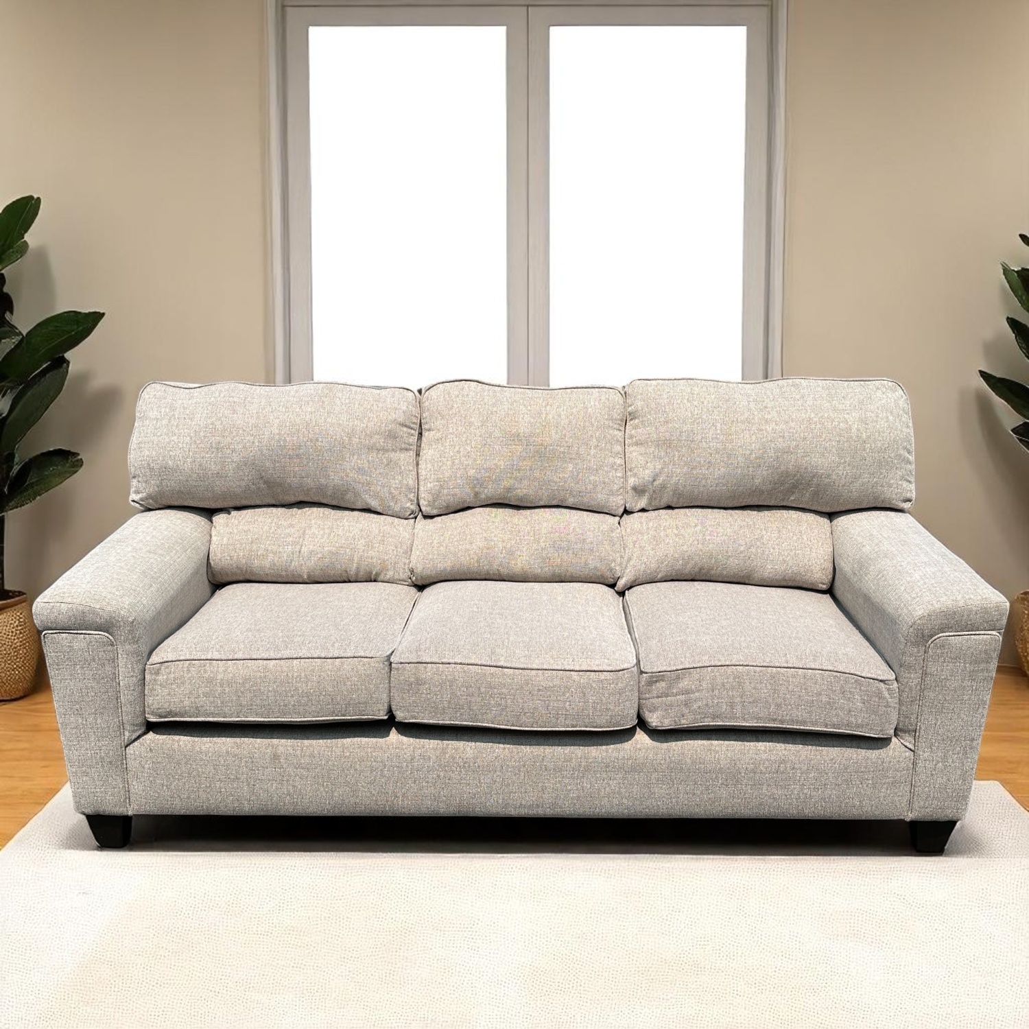 Beige 3-Seater Sofa (Delivery Available) Image #1 | Ivy Store