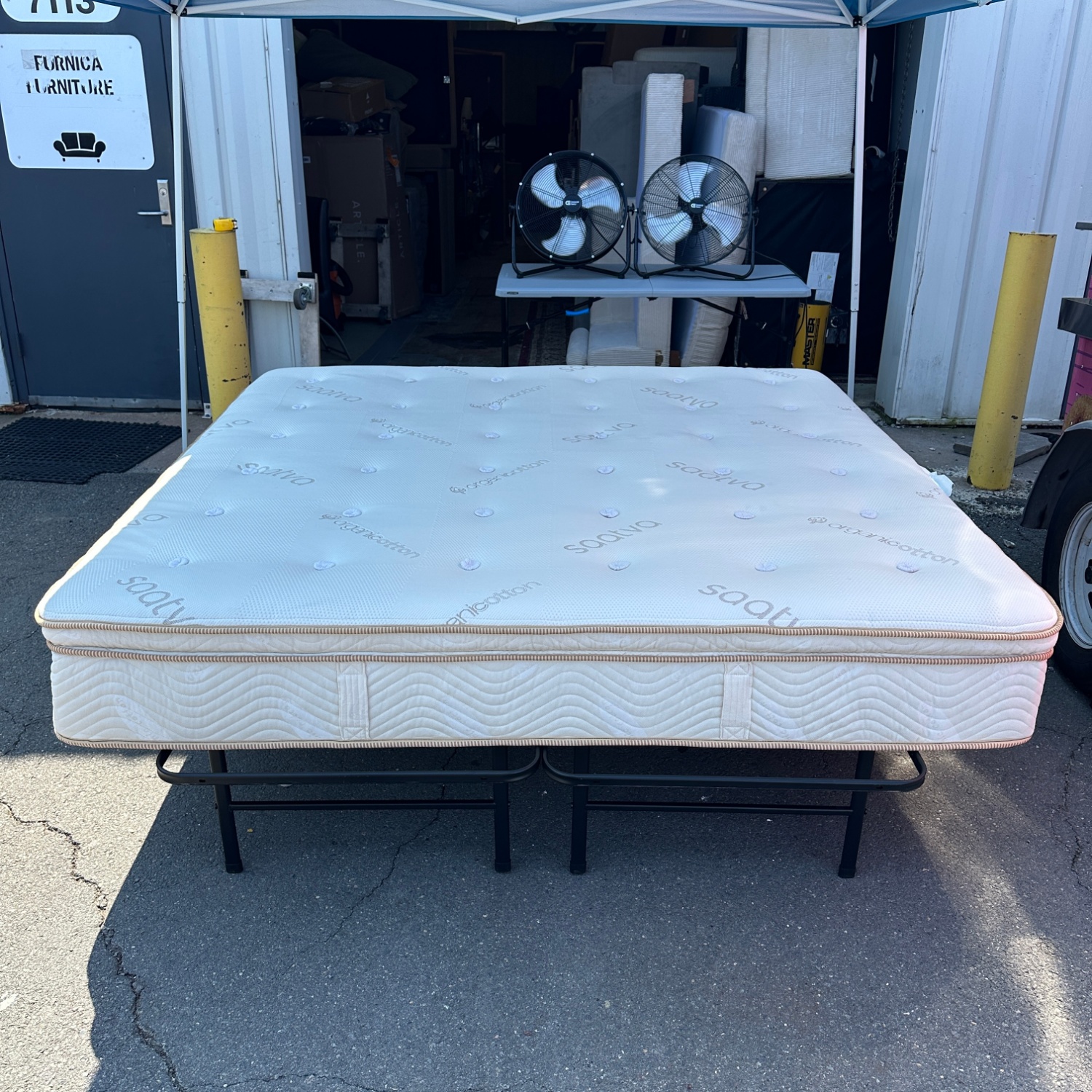 Saatva Latex Hybrid King Size Mattress - Delivery Available Image #1 | Ivy Store