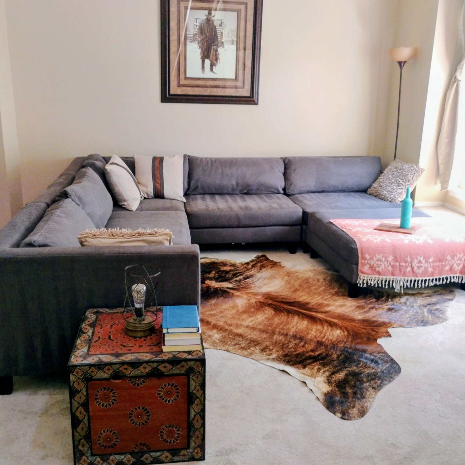 Wayfair 5-Pc Sectional w/ Ottoman | Delivery Image #2 | Ivy Store