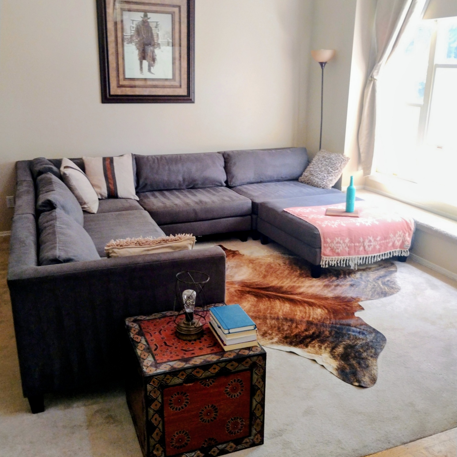 Wayfair 5-Pc Sectional w/ Ottoman | Delivery Image #1 | Ivy Store
