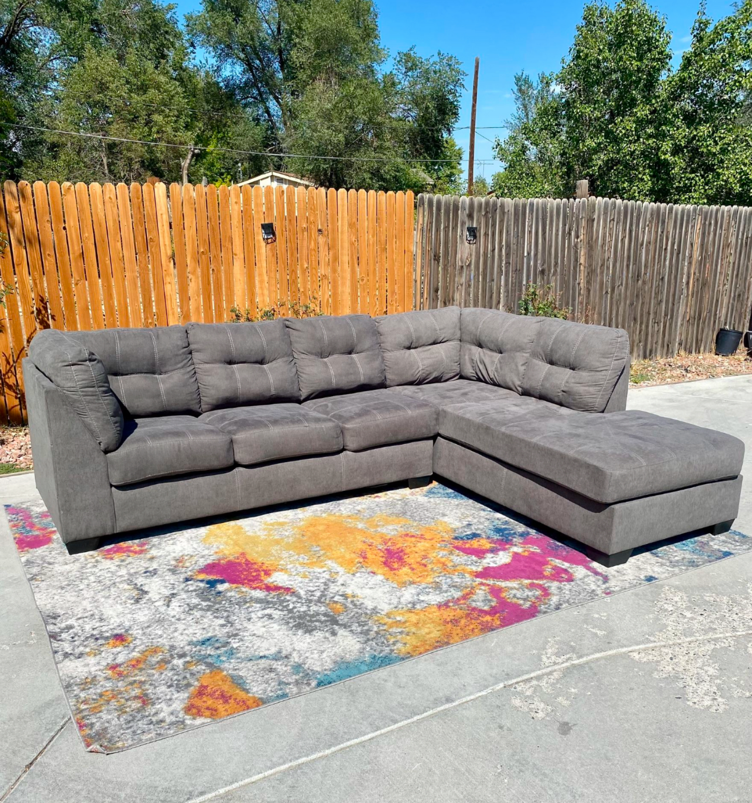 🚚 DELIVERY! Ashley Furniture Marleton Sectional Sofa w/ Chaise Image #1 | Ivy Store