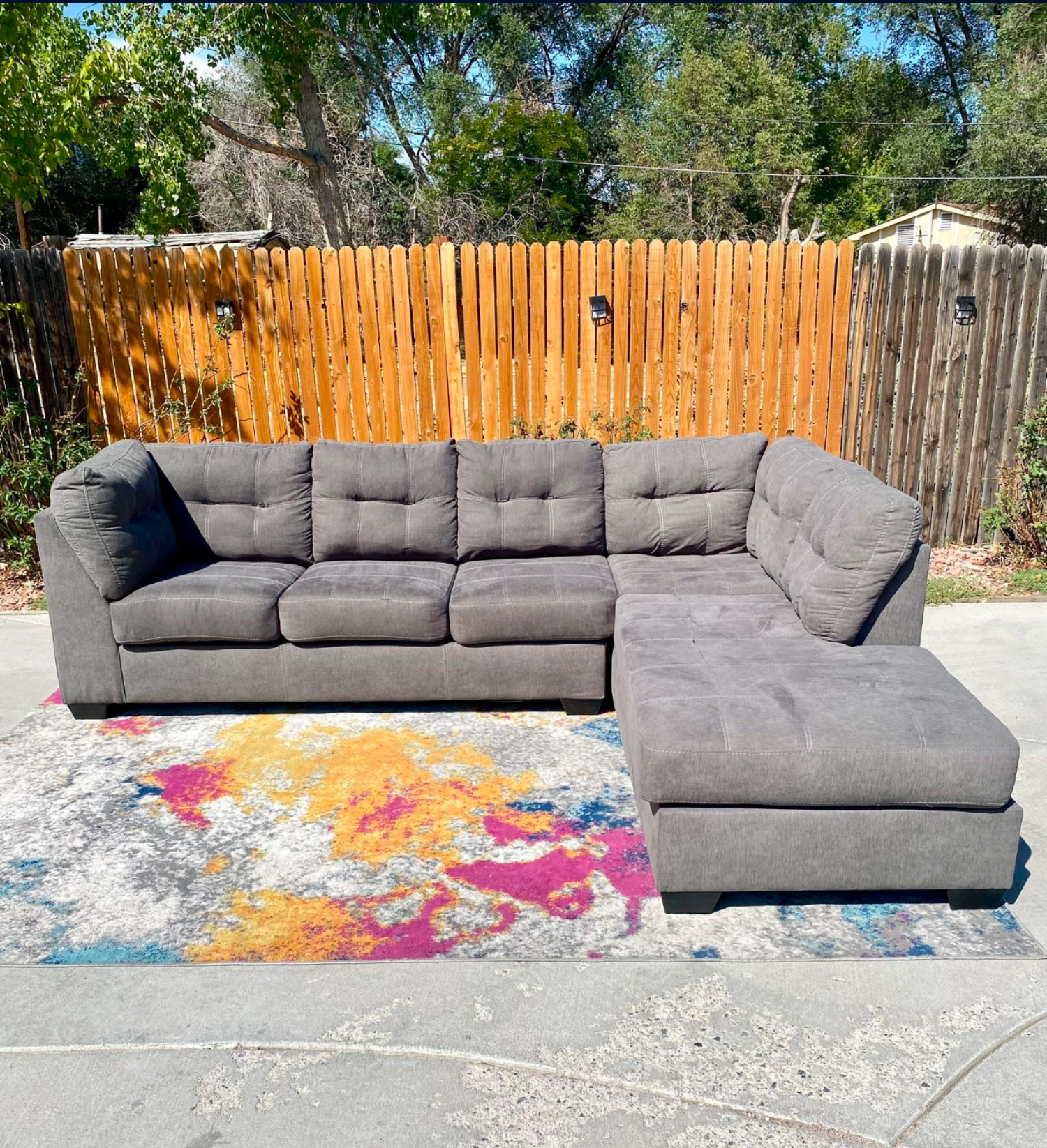 🚚 DELIVERY! Ashley Furniture Marleton Sectional Sofa w/ Chaise Image #2 | Ivy Store