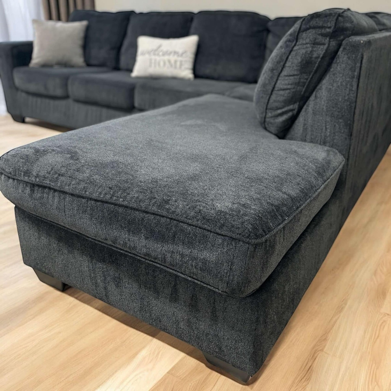 Ashley Altari Sectional - Alloy (New in Box) + (DELIVERY AVAILABLE) Image #2 | Ivy Store