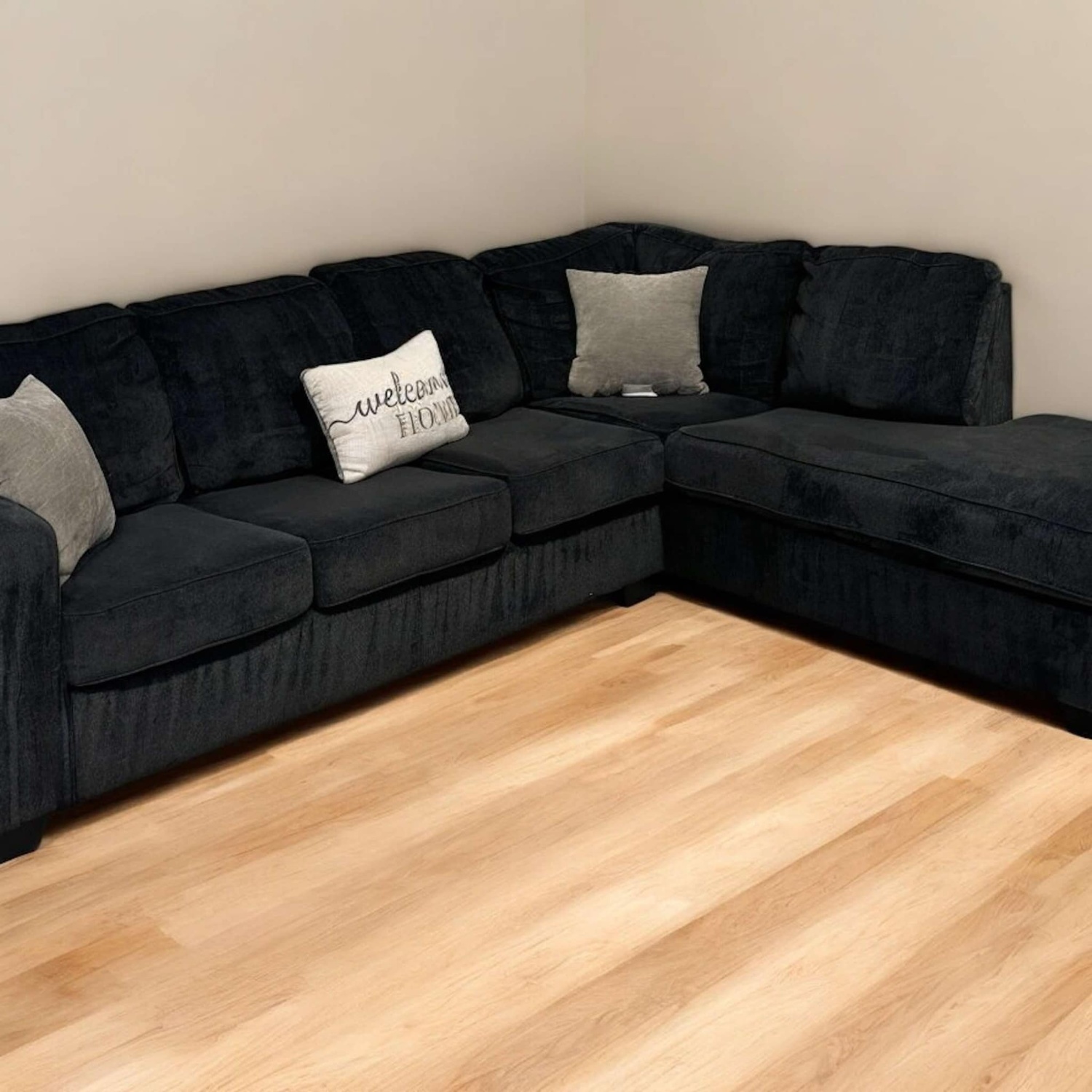 Ashley Altari Sectional - Alloy (New in Box) + (DELIVERY AVAILABLE) Image #1 | Ivy Store