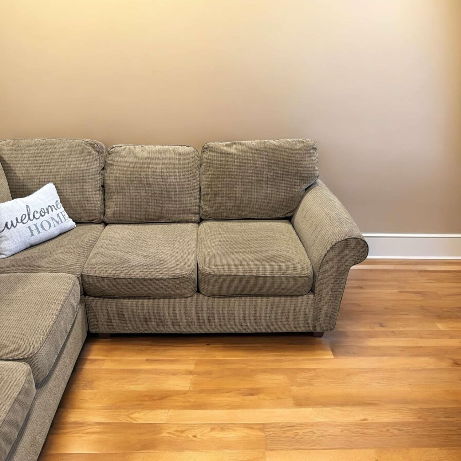 Brown Bauhaus Sectional Couch (DELIVERY AVAILABLE) image | Ivy Store