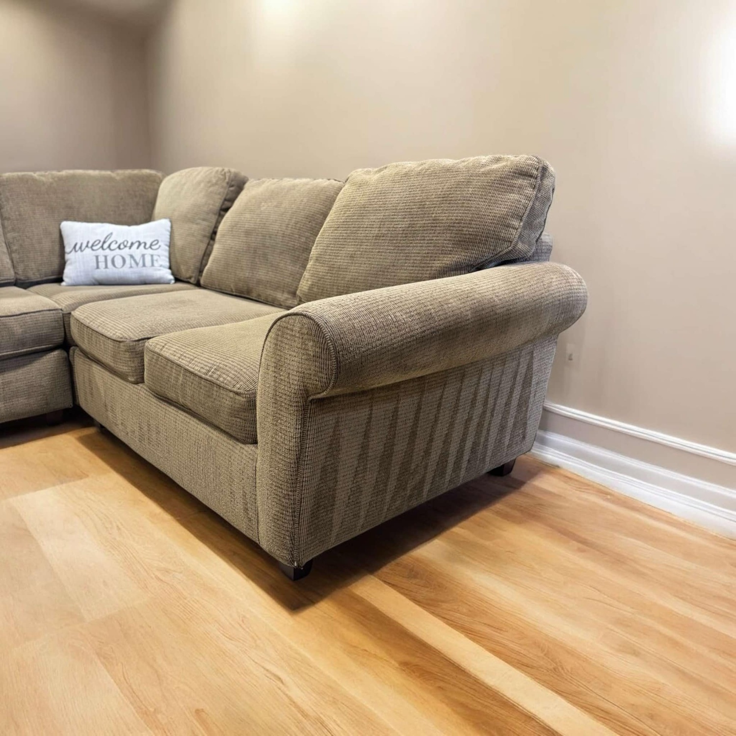 Brown Bauhaus Sectional Couch (DELIVERY AVAILABLE) image | Ivy Store