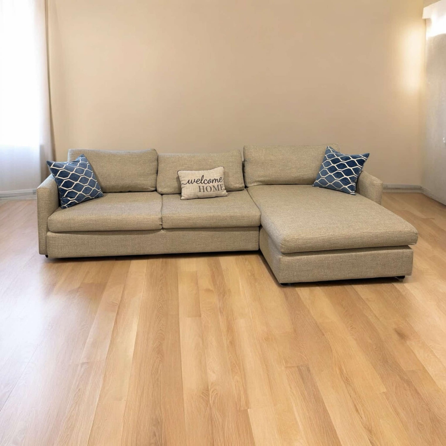 Bassett Allure Track Arm Sectional Couch –  (DELIVERY AVAILABLE) Image #1 | Ivy Store