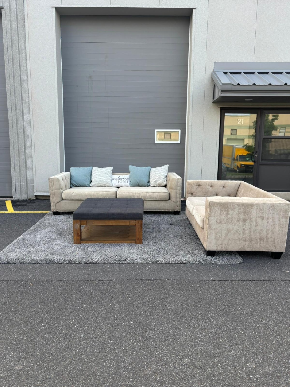 Cindy Crawford Sofa + Loveseat Set (DELIVERY AVAILABLE) image | Ivy Store