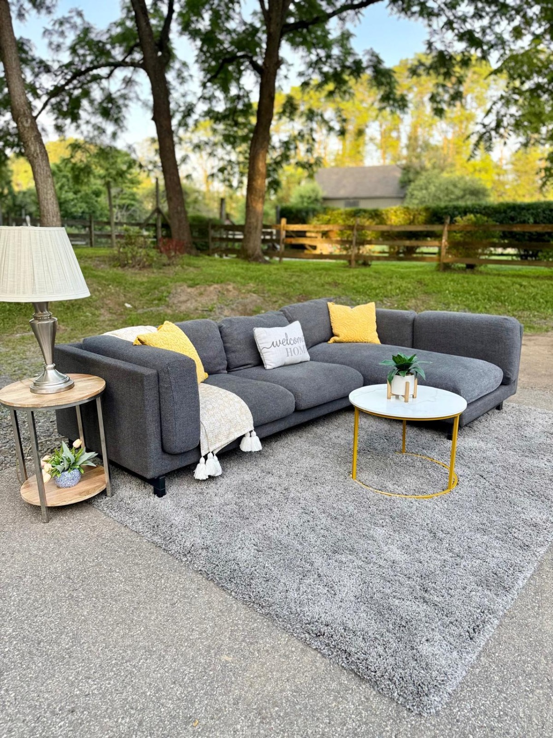 IKEA Nockeby Sectional Couch (DELIVERY AVAILABLE) image | Ivy Store