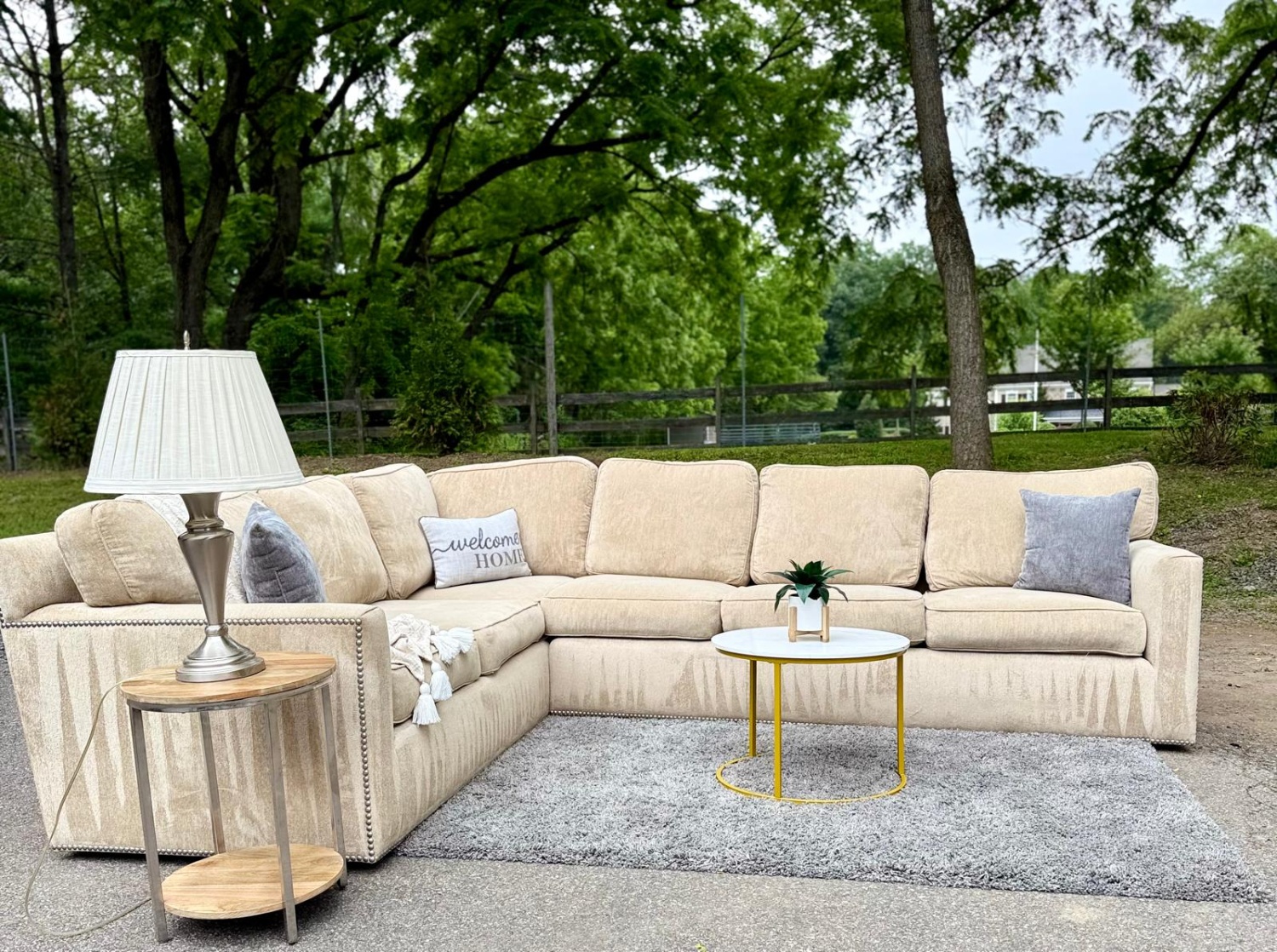 Marge Carson Sectional Couch (DELIVERY AVAILABLE ) image | Ivy Store
