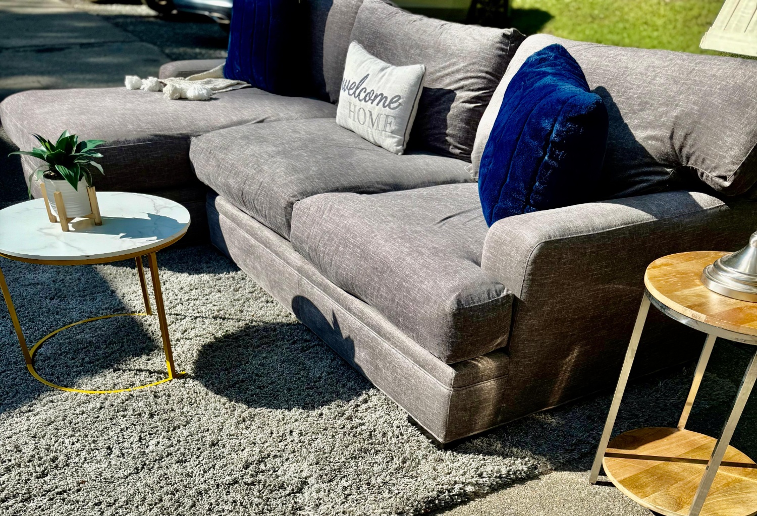 Cindy Crawford Sectional Couch (DELIVERY AVAILABLE) image | Ivy Store