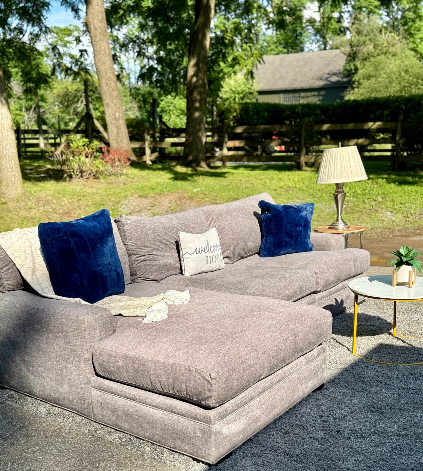 Cindy Crawford Sectional Couch (DELIVERY AVAILABLE) image | Ivy Store