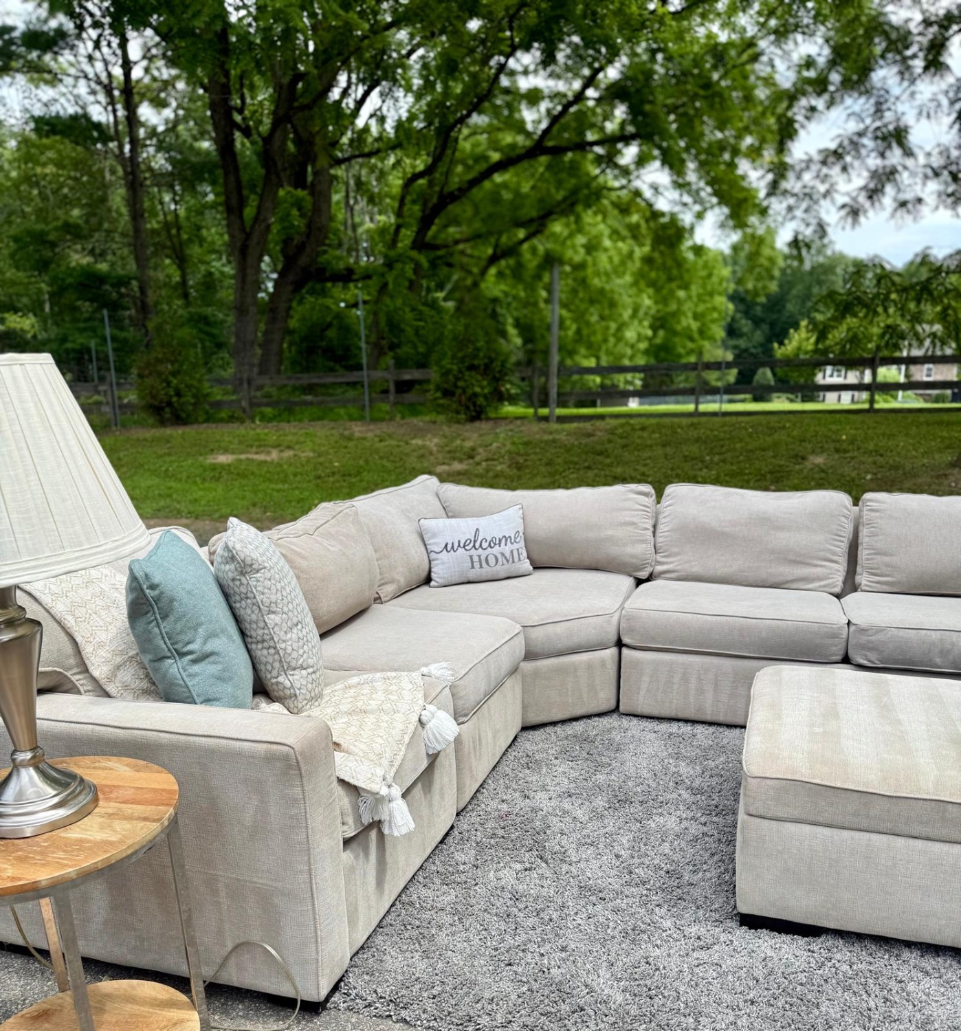 Macy’s 5PC Sectional Couch W/ Storage Ottoman (DELIVERY AVAILABLE) Image #2 | Ivy Store