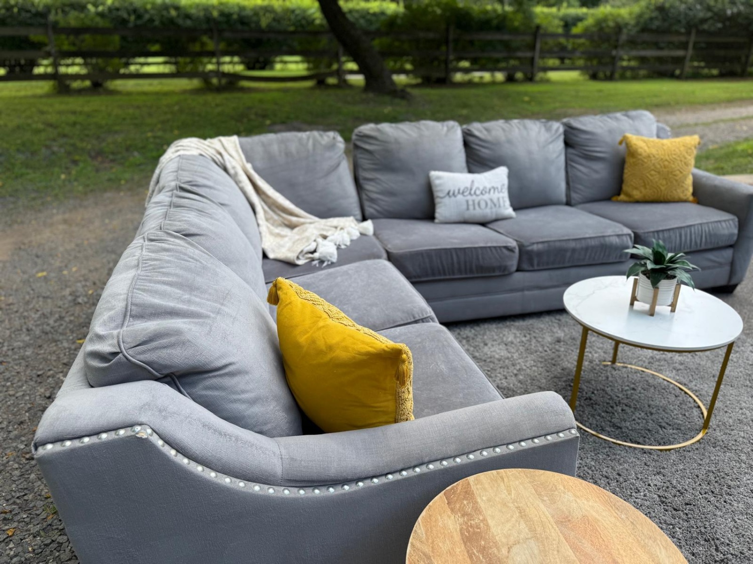 Gray Ashley Furniture Sectional (DELIVERY AVAILABLE ) Image #2 | Ivy Store