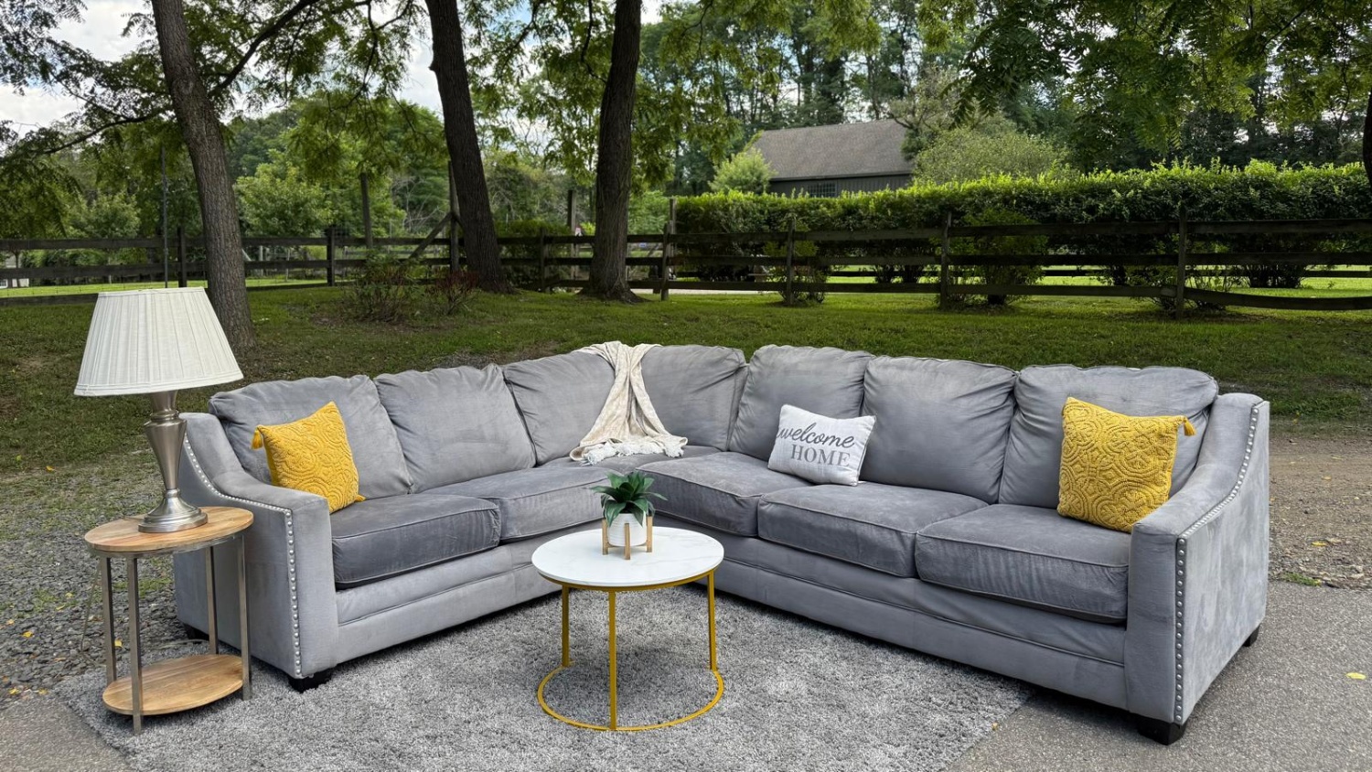 Gray Ashley Furniture Sectional (DELIVERY AVAILABLE ) Image #1 | Ivy Store