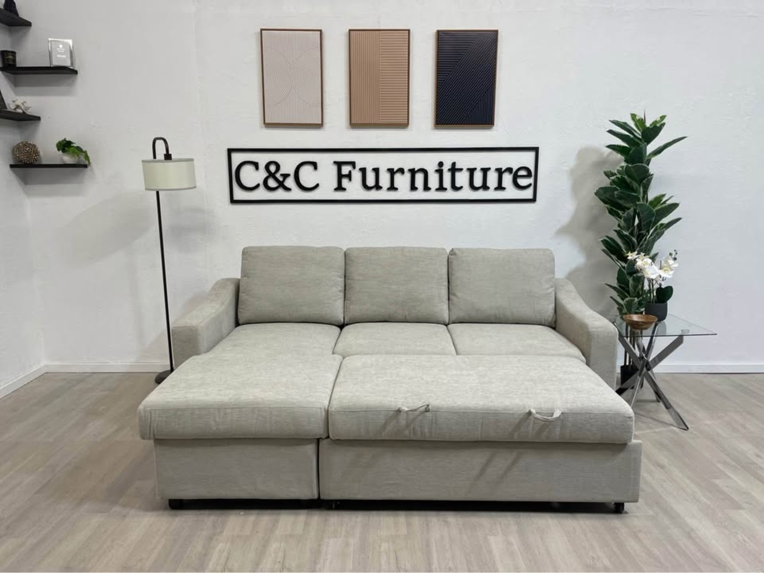 Sectional Sofa with Reversable/Storage Chaise - Delivery Available Image #2 | Ivy Store