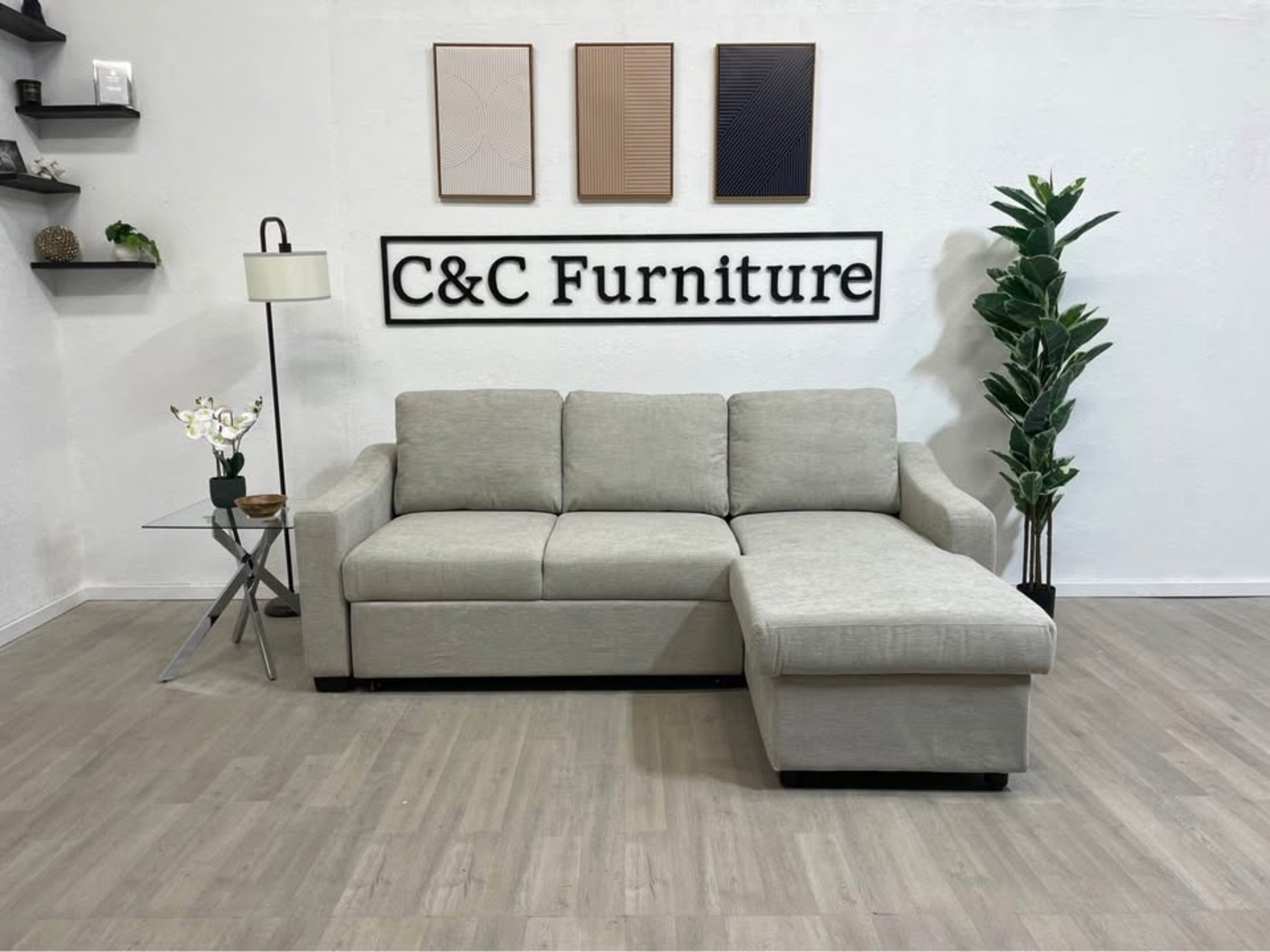 Sectional Sofa with Reversable/Storage Chaise - Delivery Available Image #1 | Ivy Store