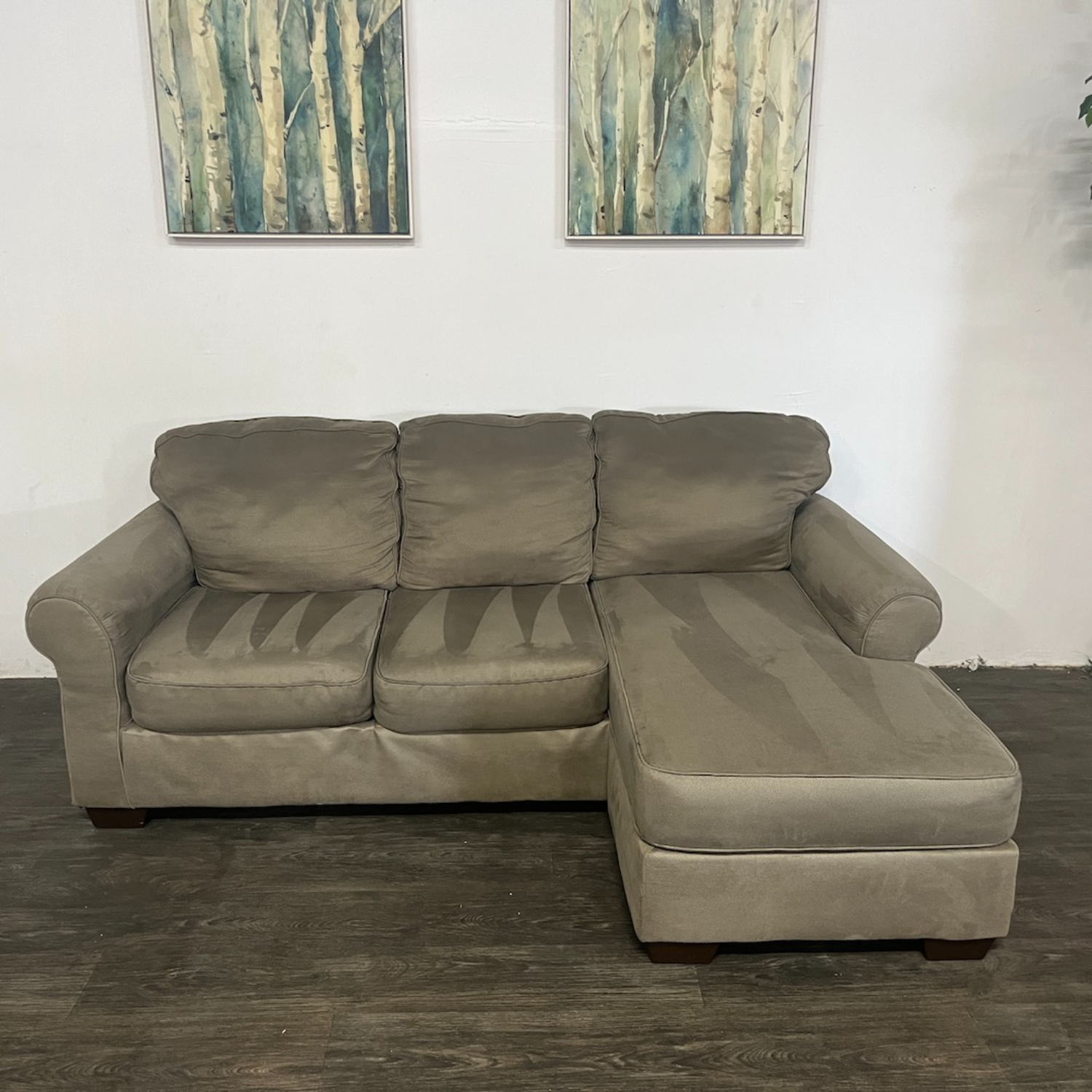 Ashley Furniture Reversible Chaise Sectional Sofa | Free Delivery! image | Ivy Store