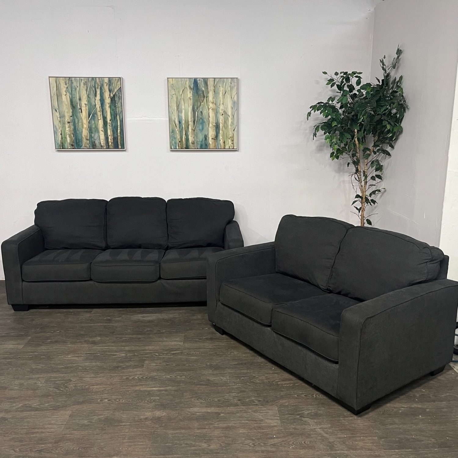 Black Sofa Set | Free Delivery! Image #1 | Ivy Store