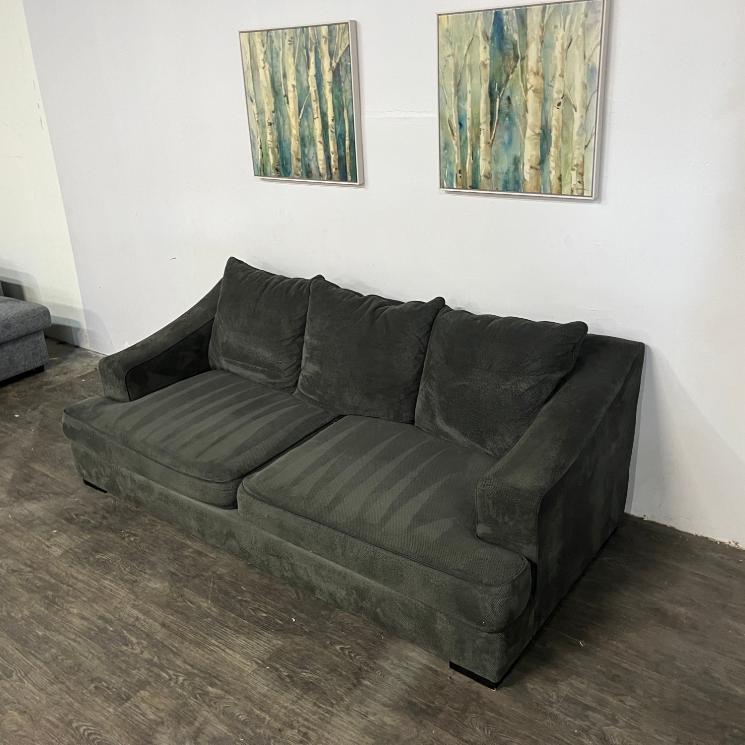 Brown Deep Seated Sofa | Free Delivery Image #2 | Ivy Store