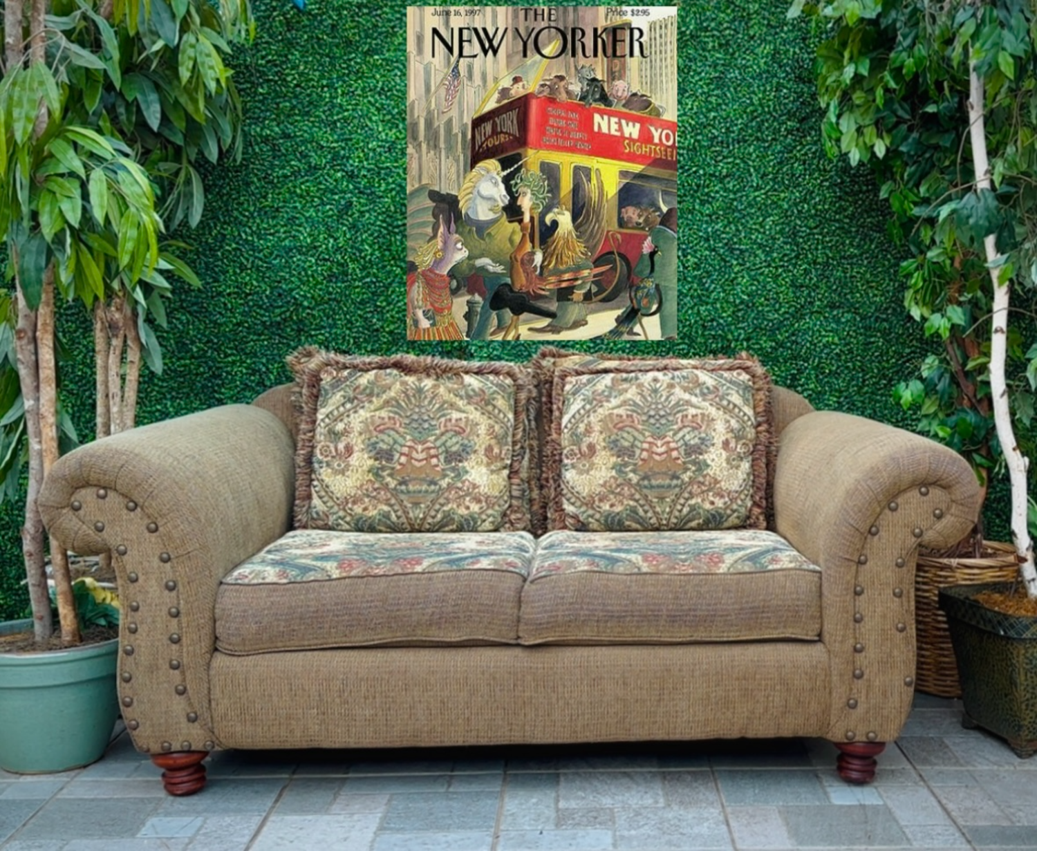 (Free Delivery🚚🚛) Elegant Light Tan Loveseat 🛋️  Image #1 | Ivy Store