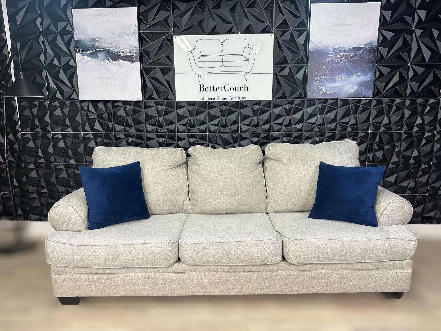 Delivery Available Ashley gray sofa couch retails 660 Image #1 | Ivy Store