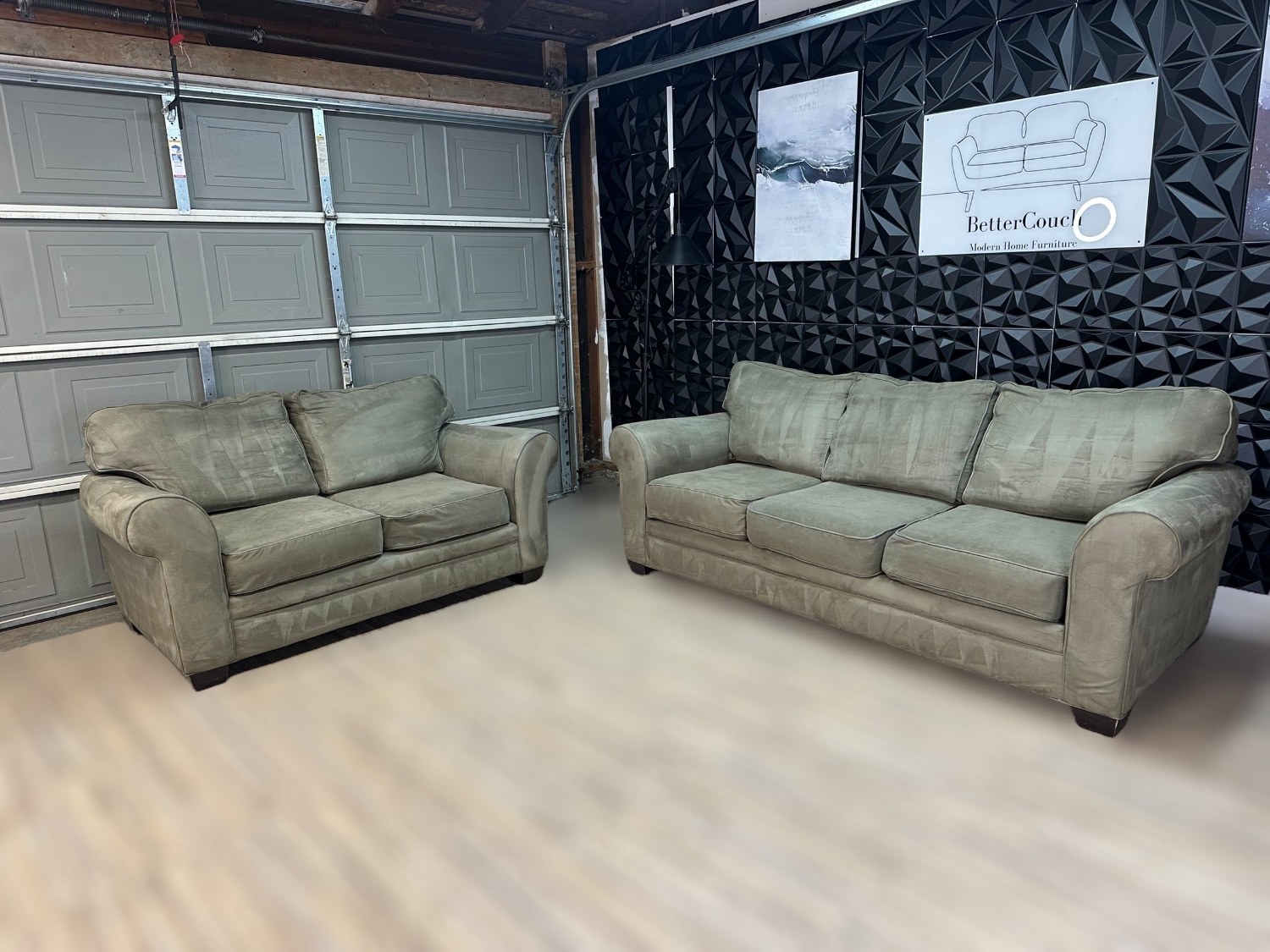Free Delivery- Ashley Furniture green sofa loveseat couch set Image #1 | Ivy Store