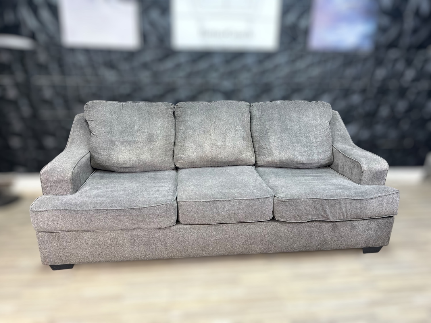 Delivery Available- Ashley Gray pull out bed sofa couch image | Ivy Store